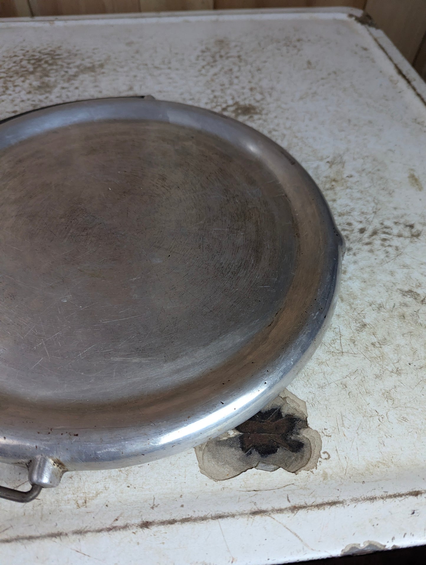 Vintage Aluminum Griddle Pan - view 4