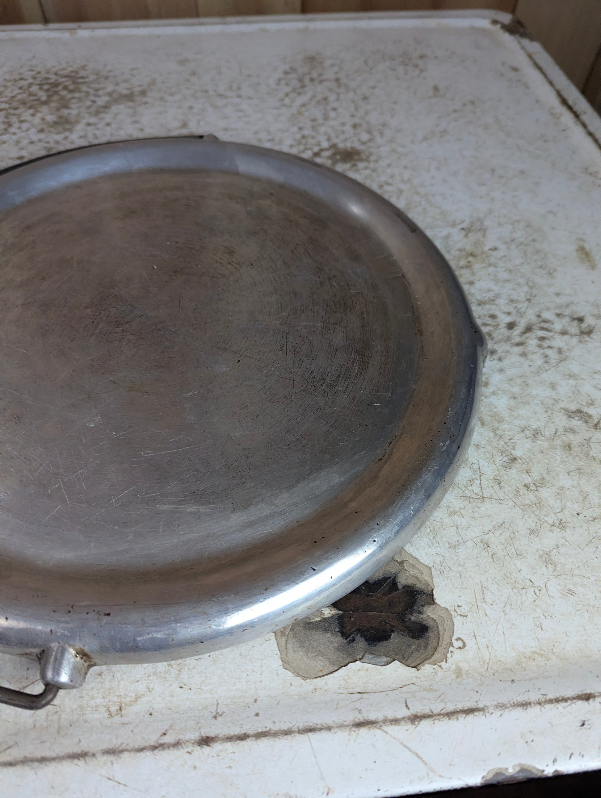 Vintage Aluminum Griddle Pan - view 4