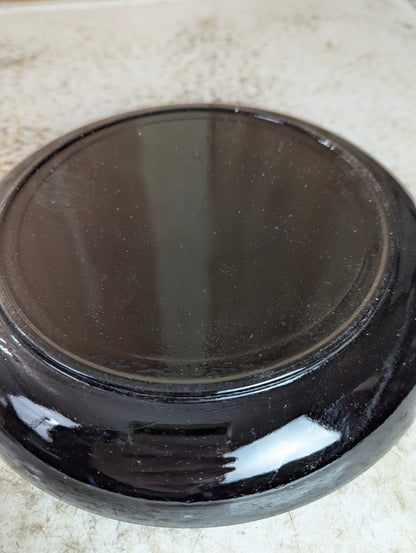 Vintage Amber Glass Astray - view 2