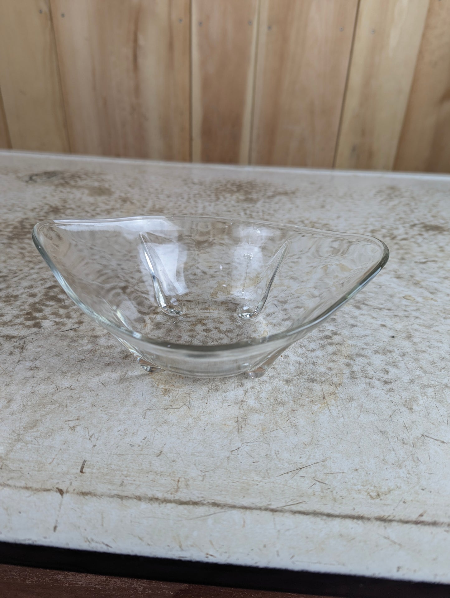 Vintage Anchor Hocking Swedish Modern Oval Bowl