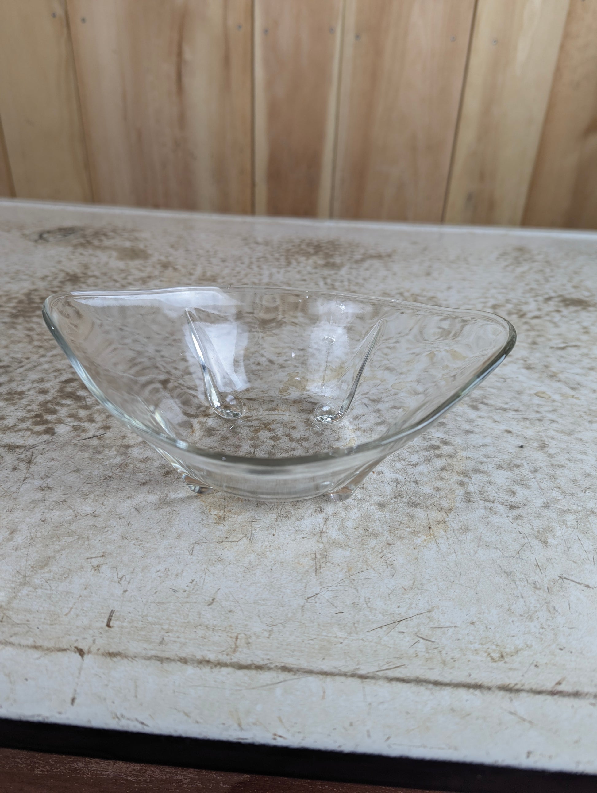 Vintage Anchor Hocking Swedish Modern Oval Bowl