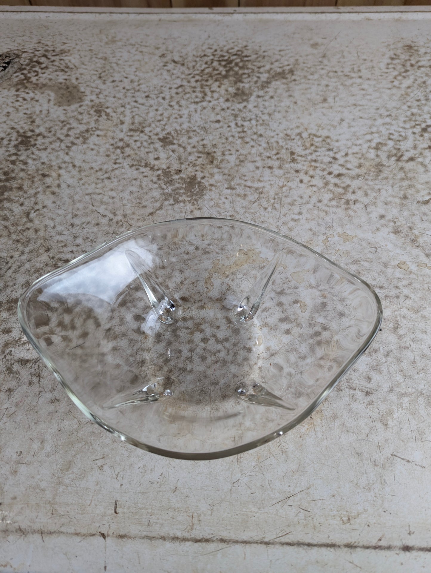 Vintage Anchor Hocking Swedish Modern Oval Bowl - view 2