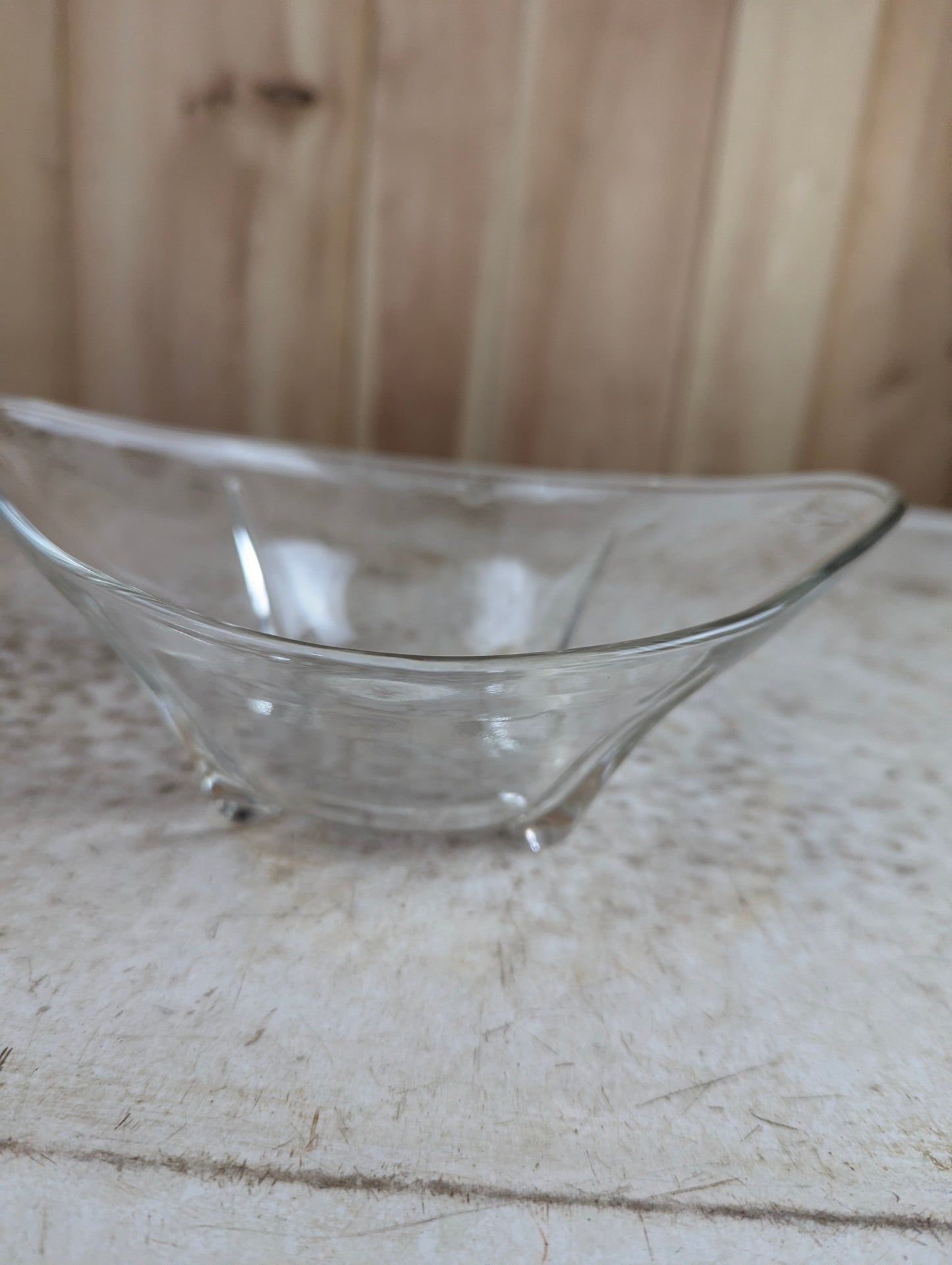 Vintage Anchor Hocking Swedish Modern Oval Bowl - view 3