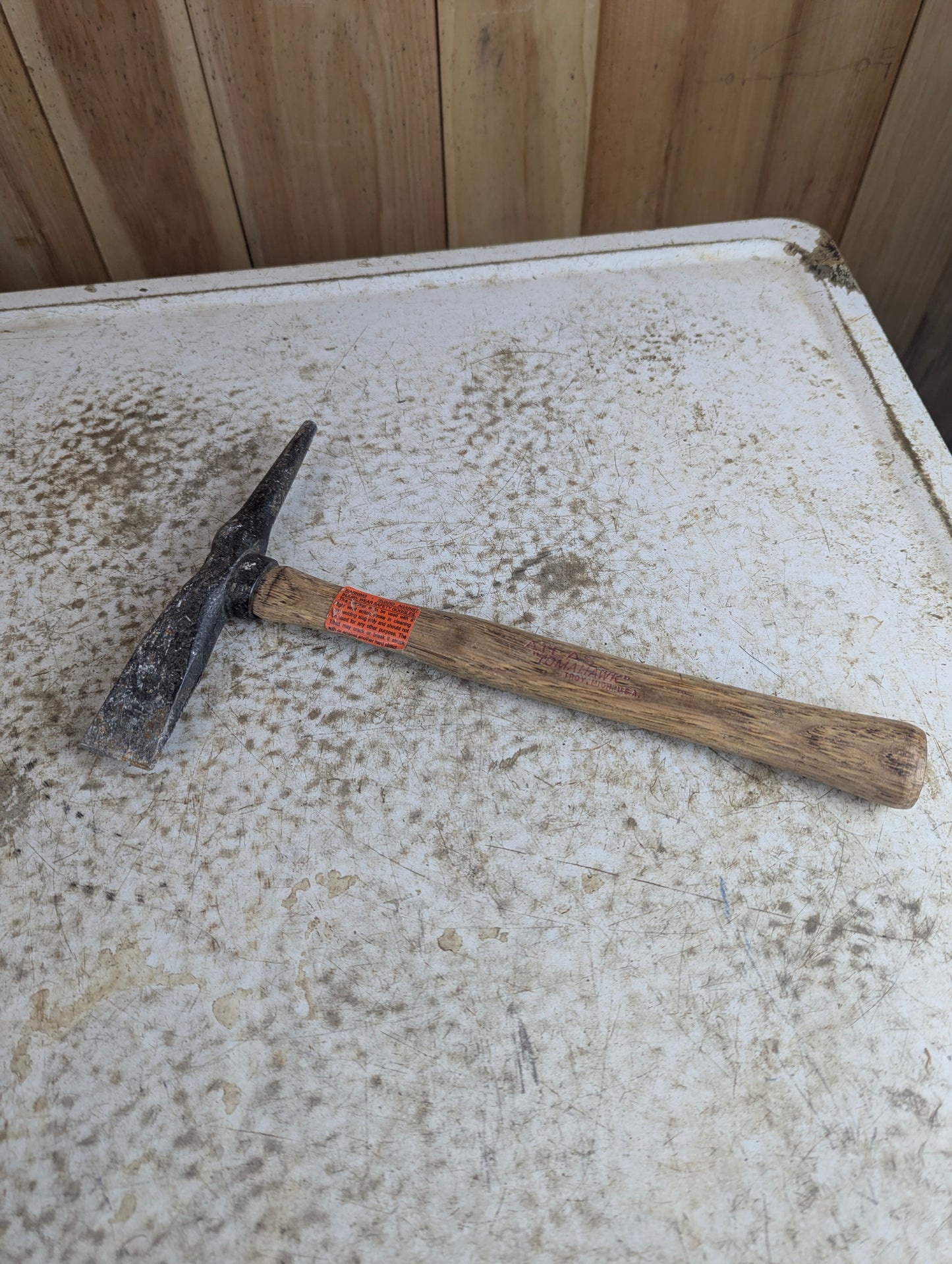 Vintage Atlas Tomahawk Welding Chipping Hammer