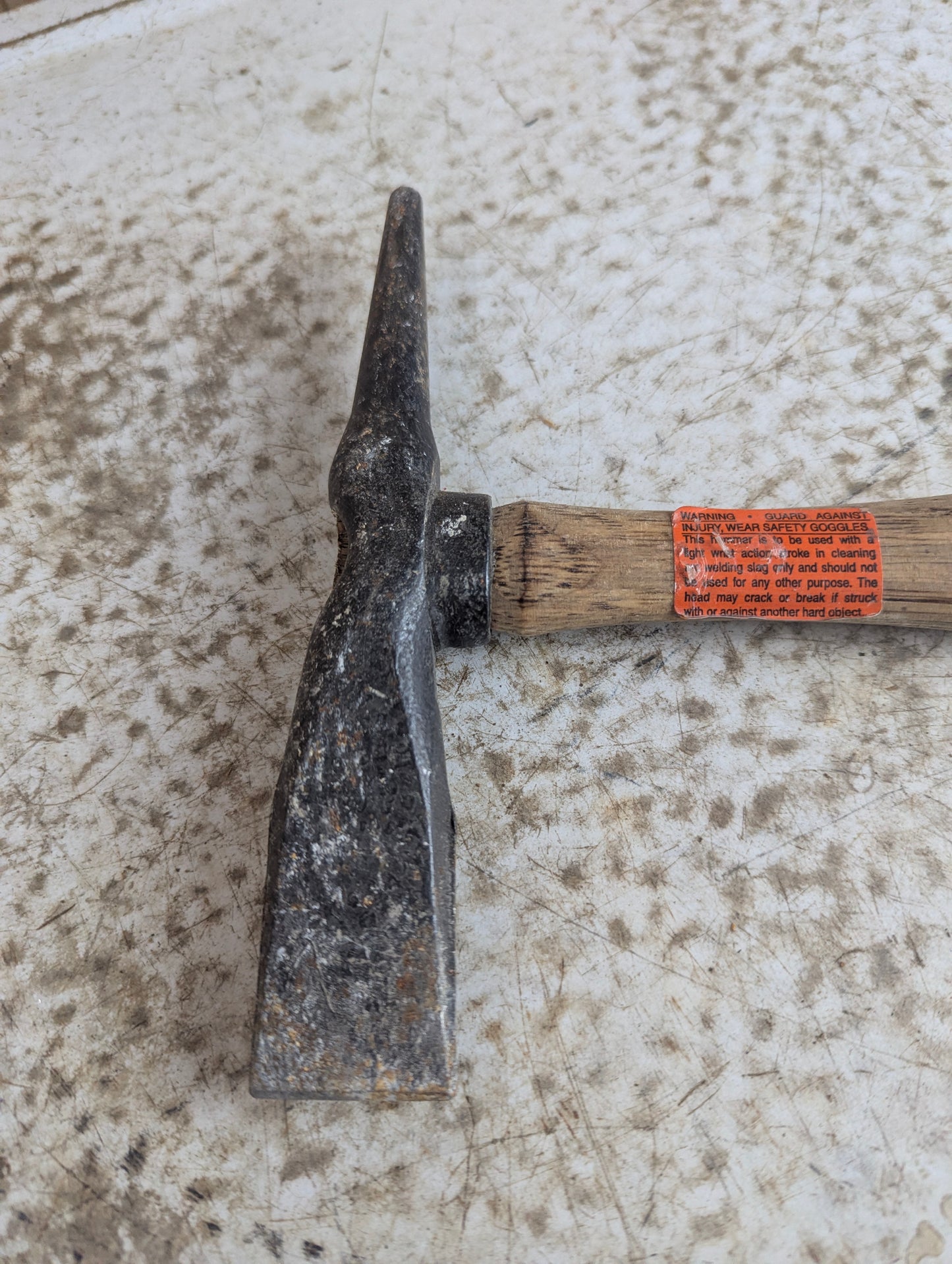 Vintage Atlas Tomahawk Welding Chipping Hammer - view 2