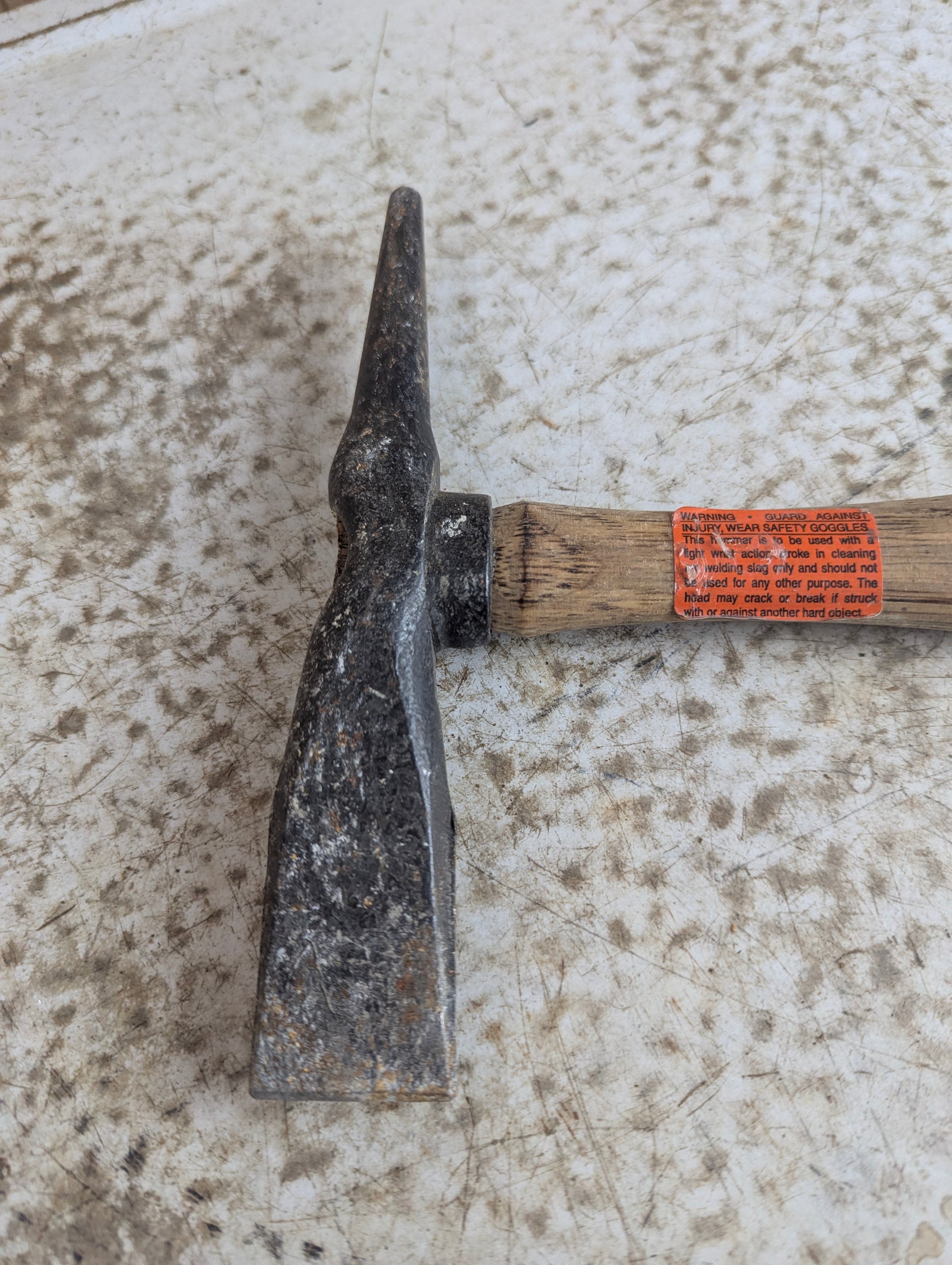 Vintage Atlas Tomahawk Welding Chipping Hammer - view 2