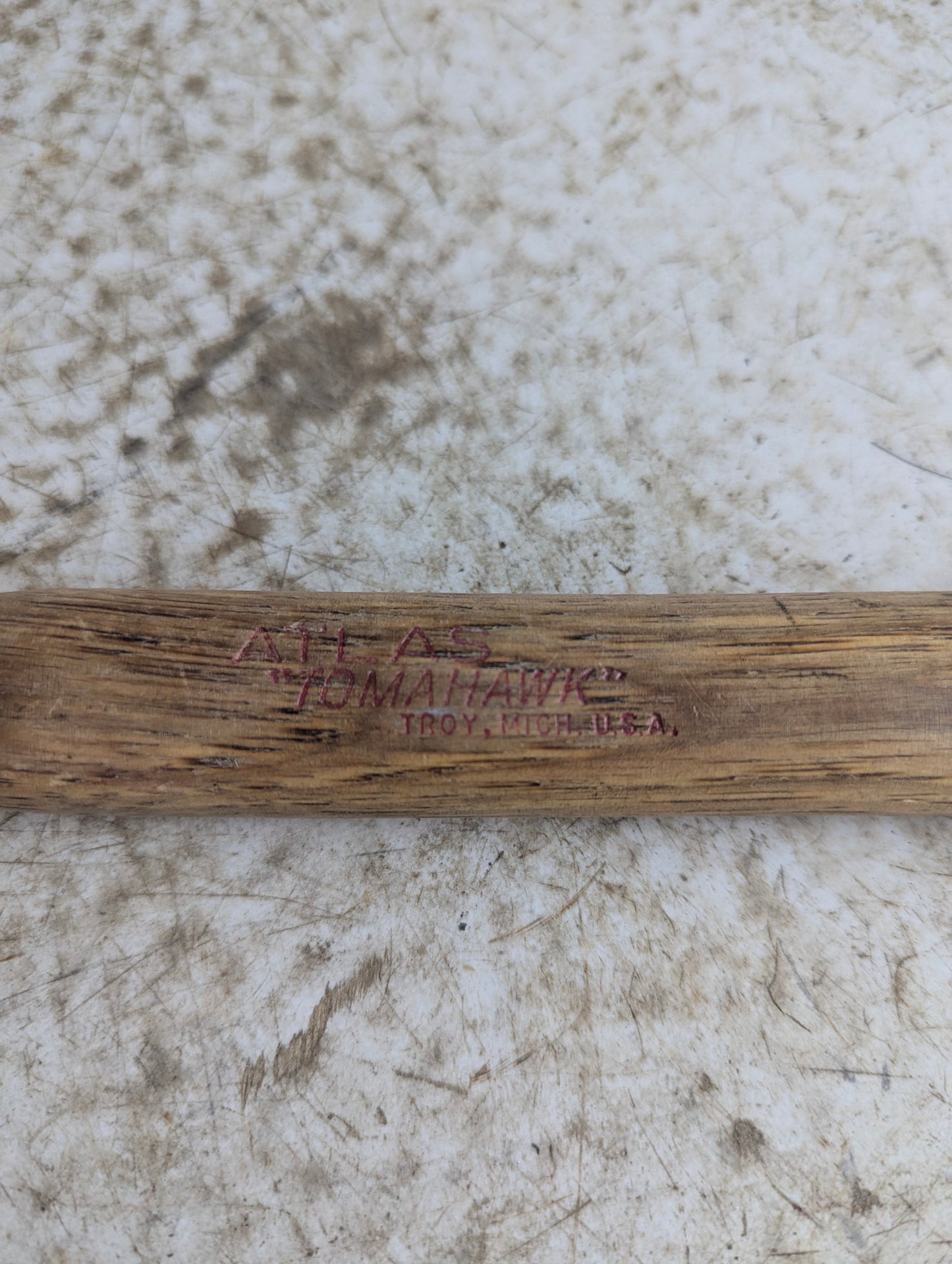 Vintage Atlas Tomahawk Welding Chipping Hammer - view 3