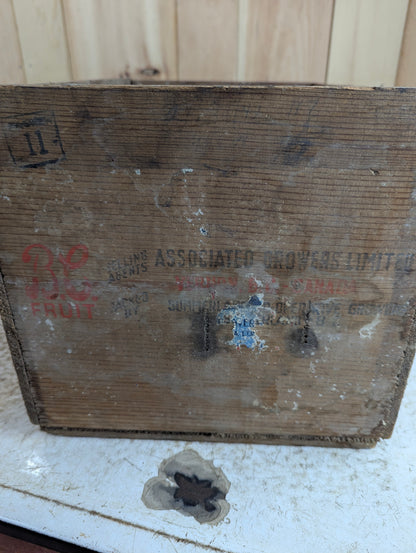 Vintage B.C. Fruit Crate - view 2