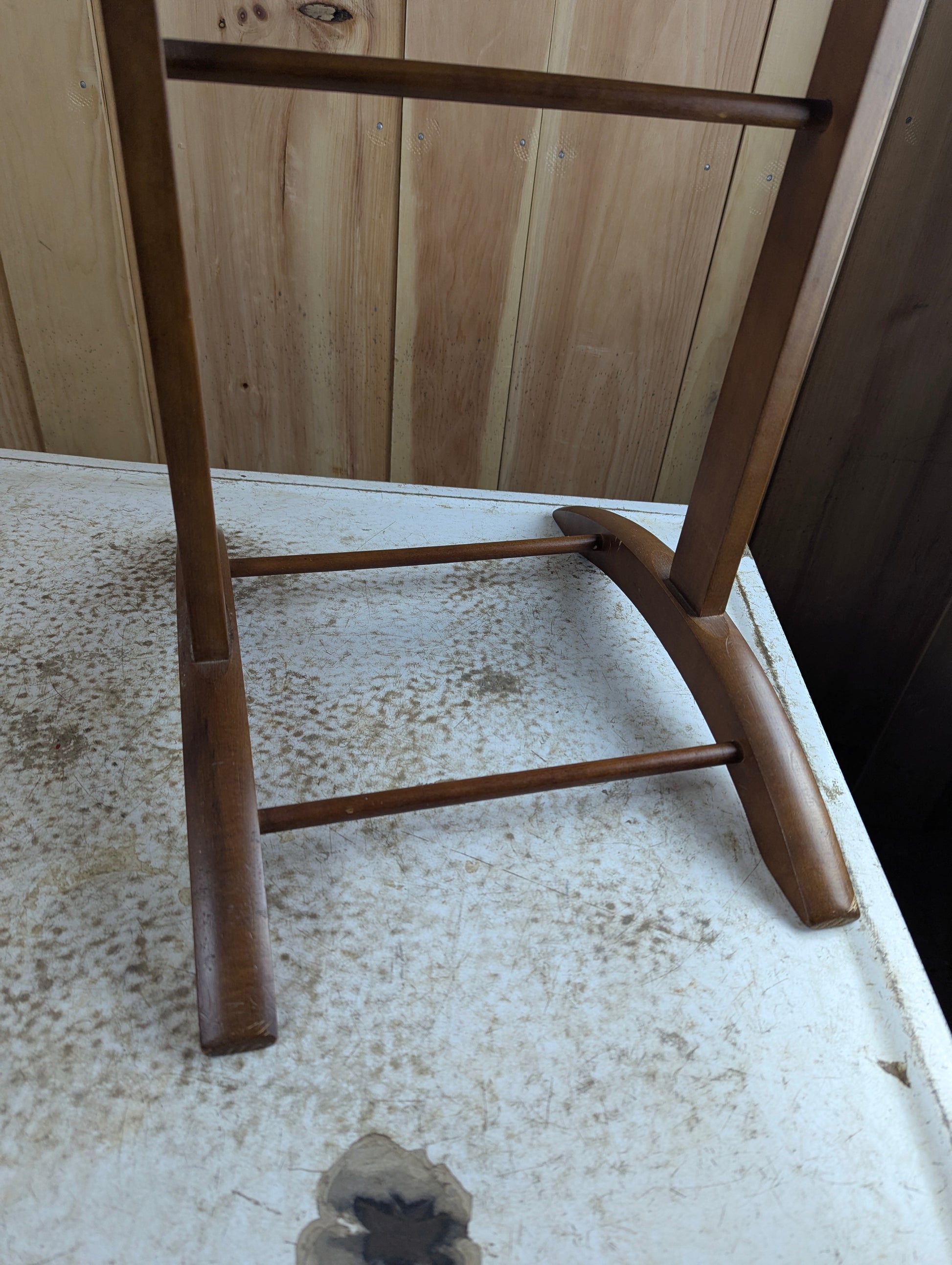 Vintage Baribocraft Wood Valet Stand - view 3