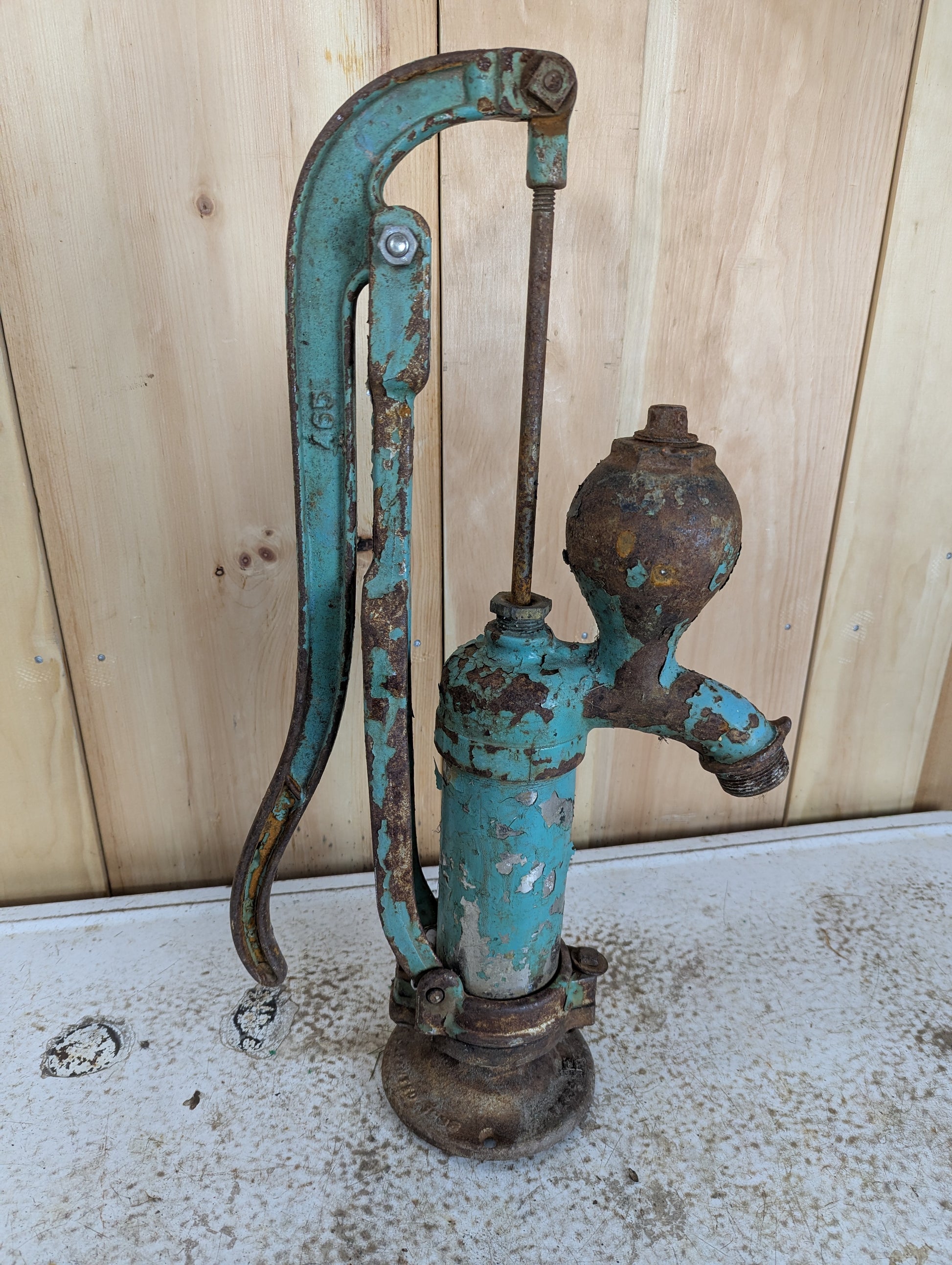 Vintage Beatty Bros. Cast Iron Well Pump - view 3