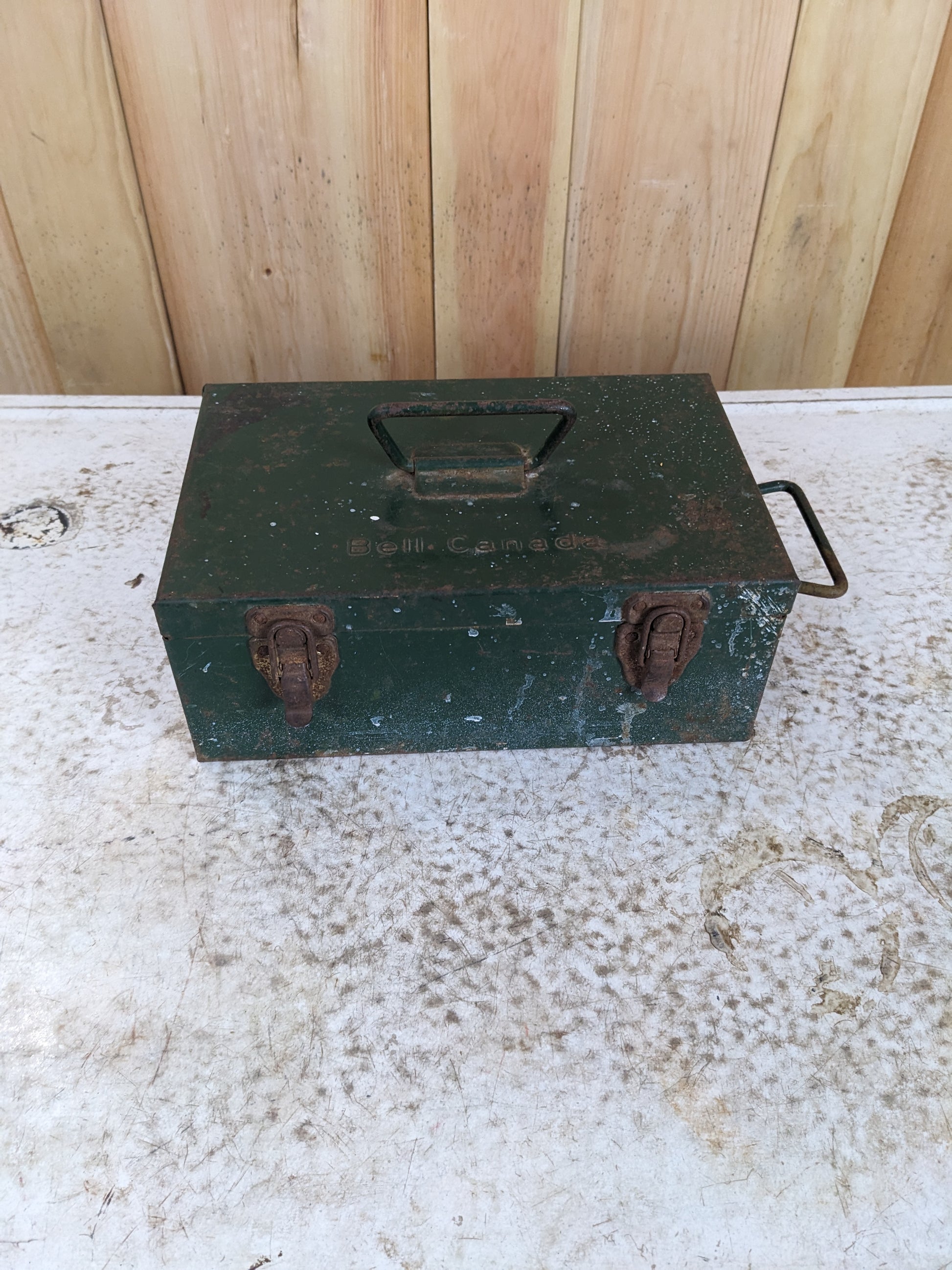 Vintage Bell Canada Metal Box