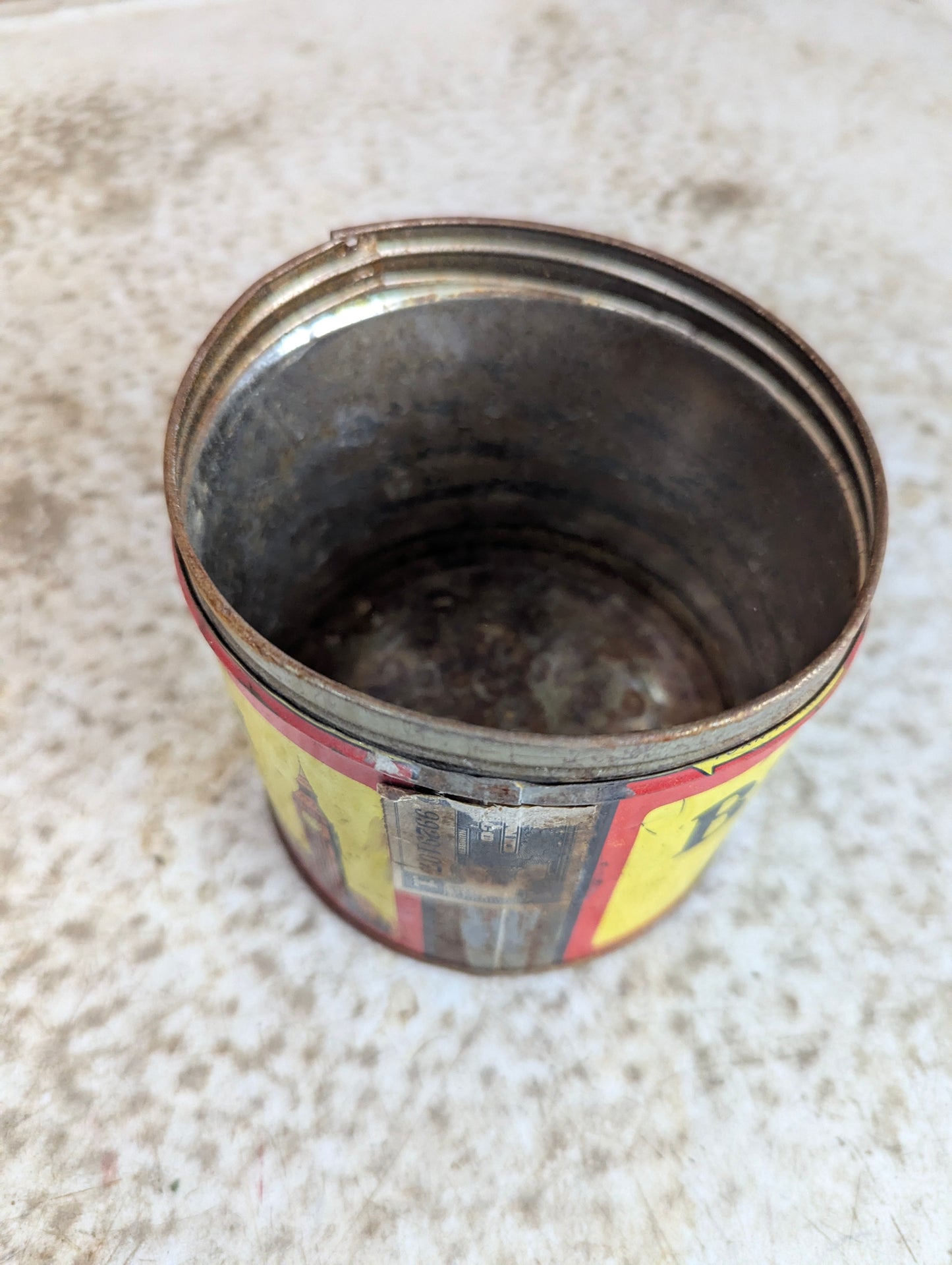 Vintage Big Ben Chewing Tobacco Tin Can (no lid) - view 3