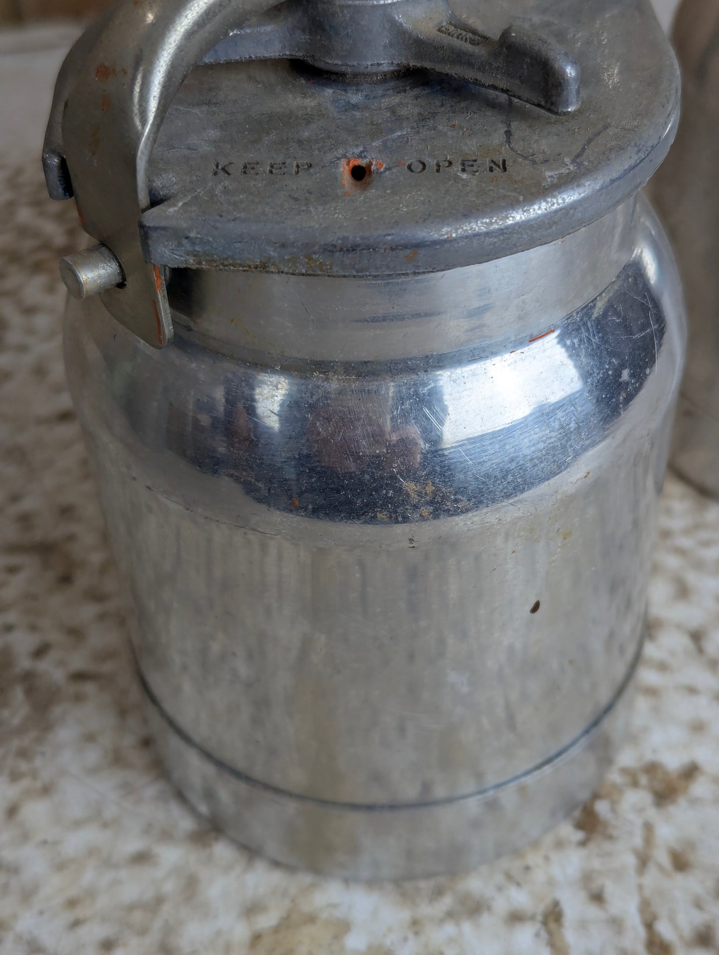 Vintage Binks Model 19 Paint Spray Gun with Extra Can - view 4