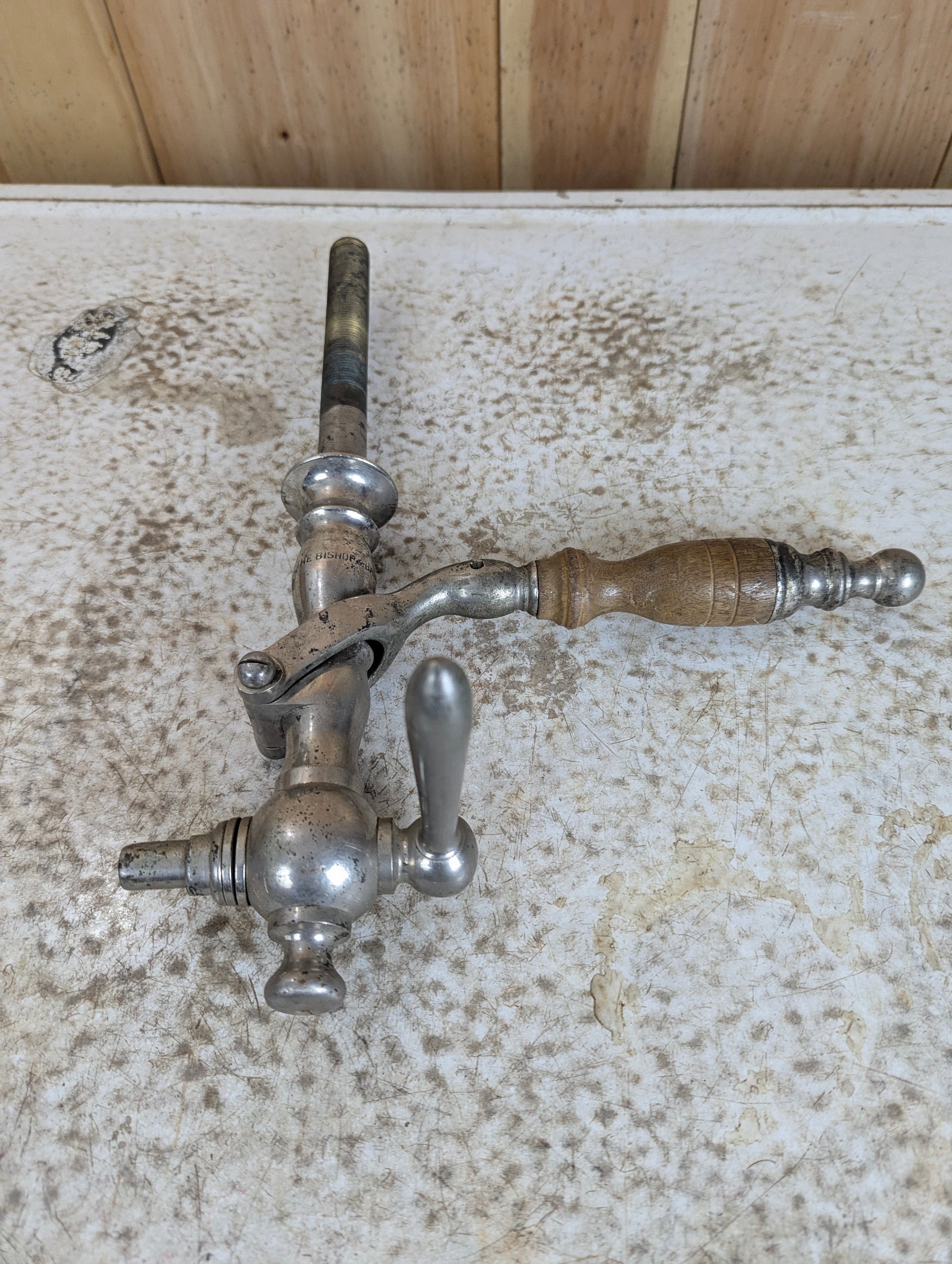 Vintage Bishop & Babcock Beer Wine Barrel Tap Faucet