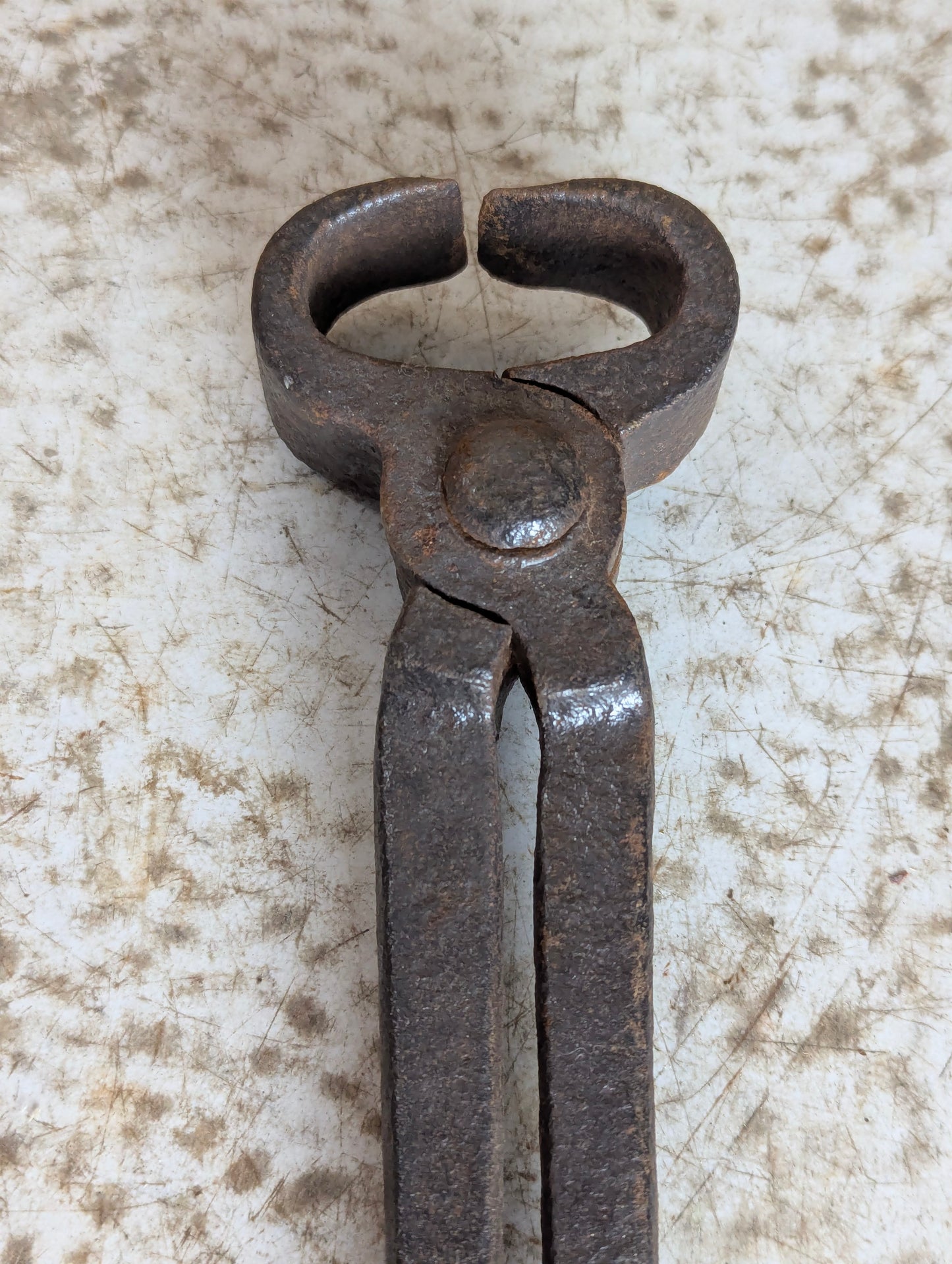 Vintage Blacksmith Nipper Pliers - view 2