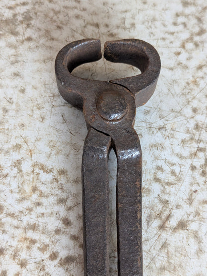 Vintage Blacksmith Nipper Pliers - view 2