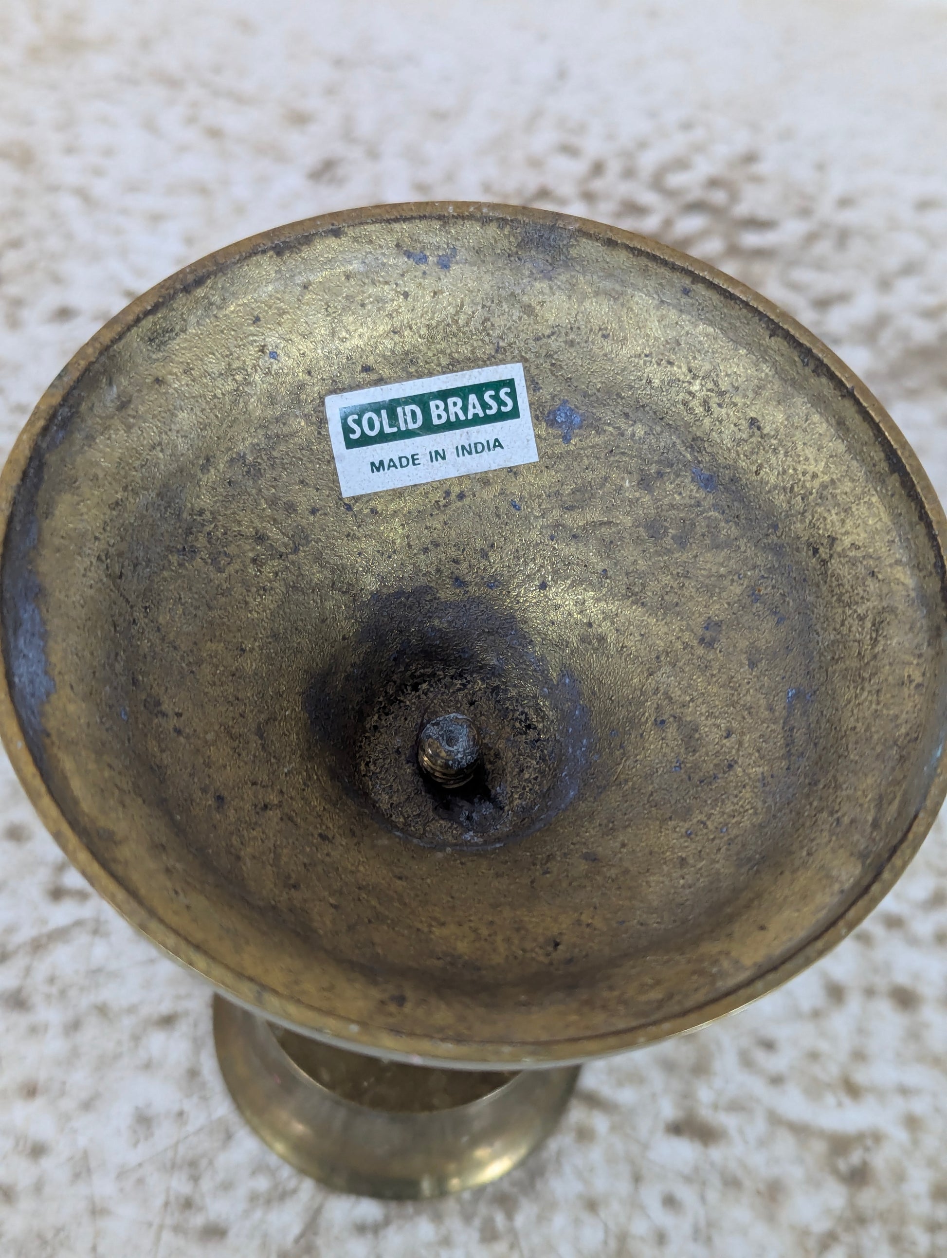 Vintage Brass Candlestick - view 3