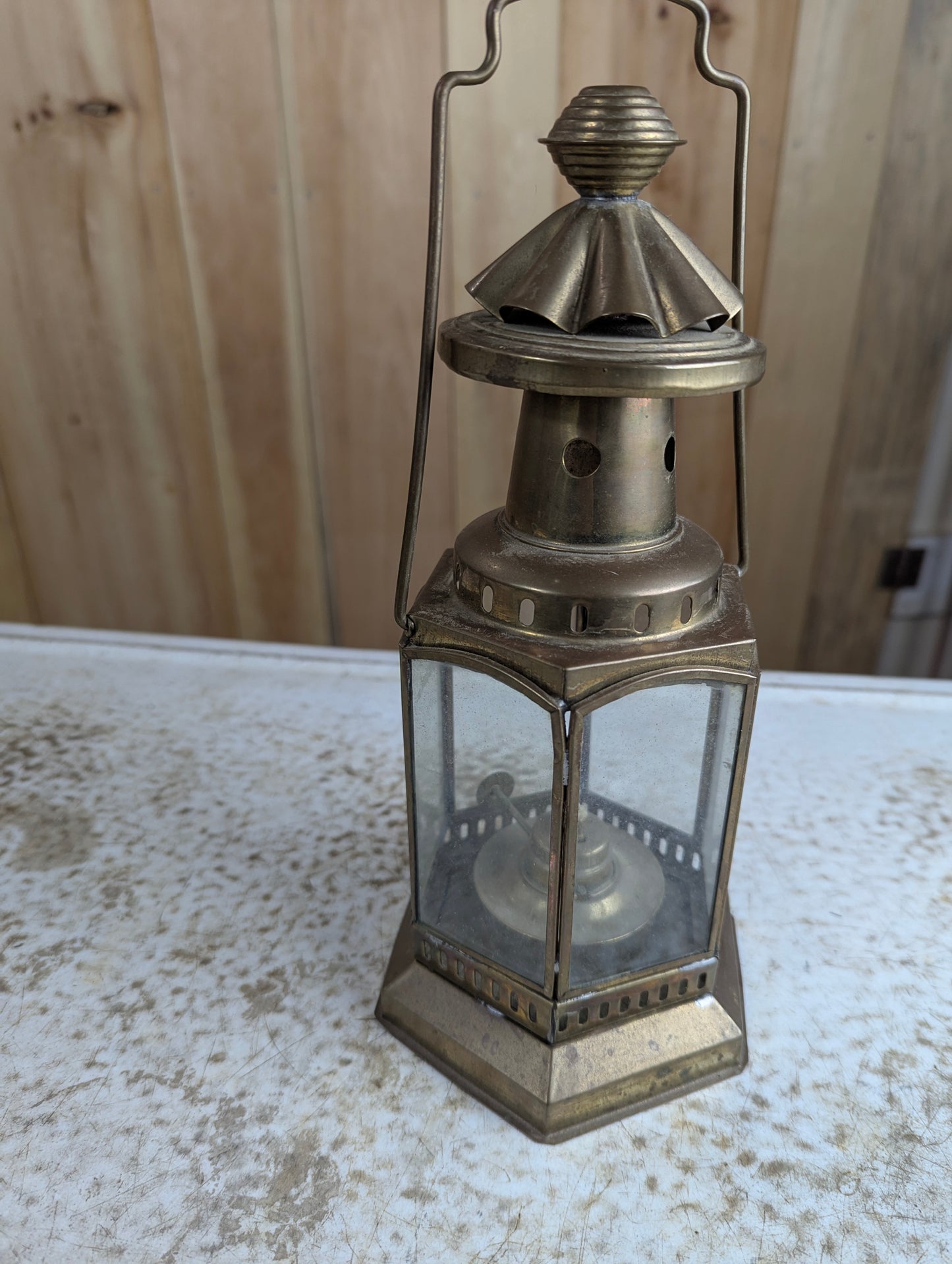 Vintage Brass Lantern - view 2