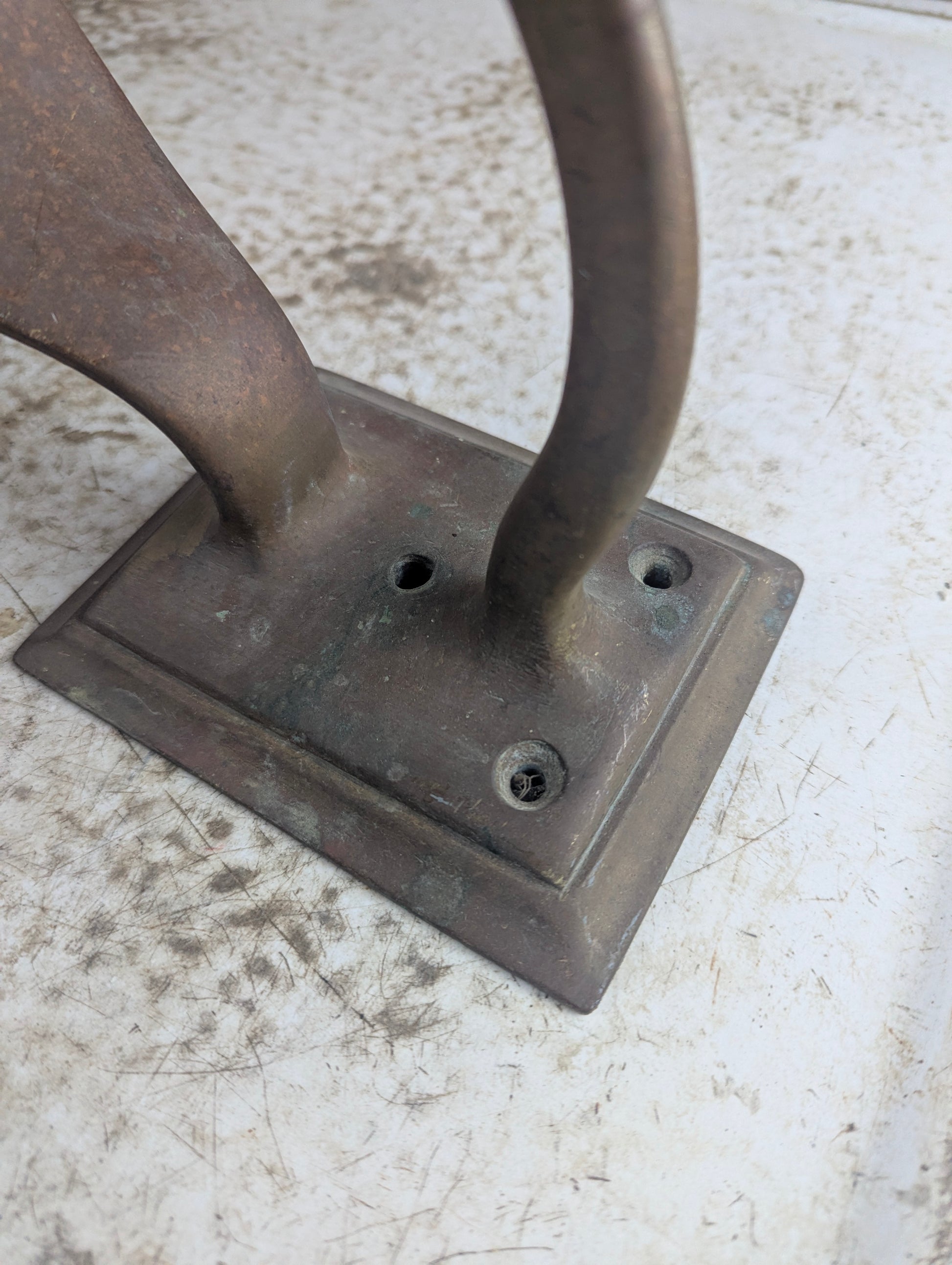 Vintage Brass Shoe Shine Stand - view 4