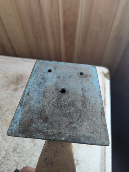 Vintage Brass Shoe Shine Stand - view 5