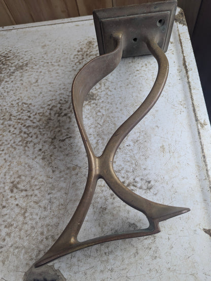 Vintage Brass Shoe Shine Stand - view 6