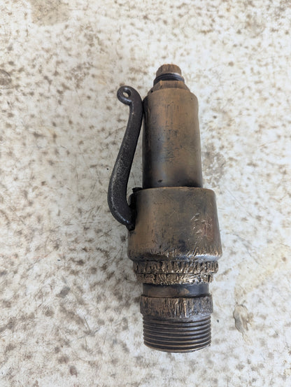 Vintage Brass Steam Whistle - view 2