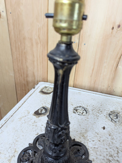 Vintage Brass Table Lamp - No Shade - view 5