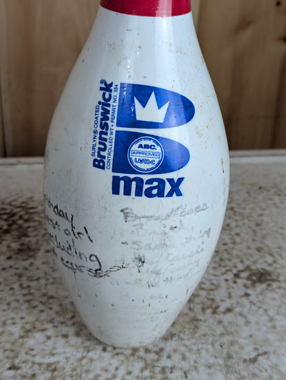 Vintage Brunswick Max Bowling Pin - view 3