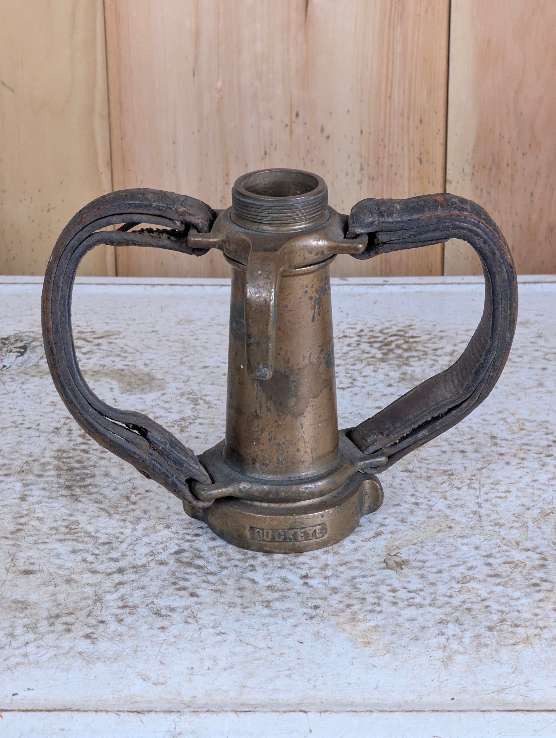 Vintage Buckeye Brass Fire Nozzle