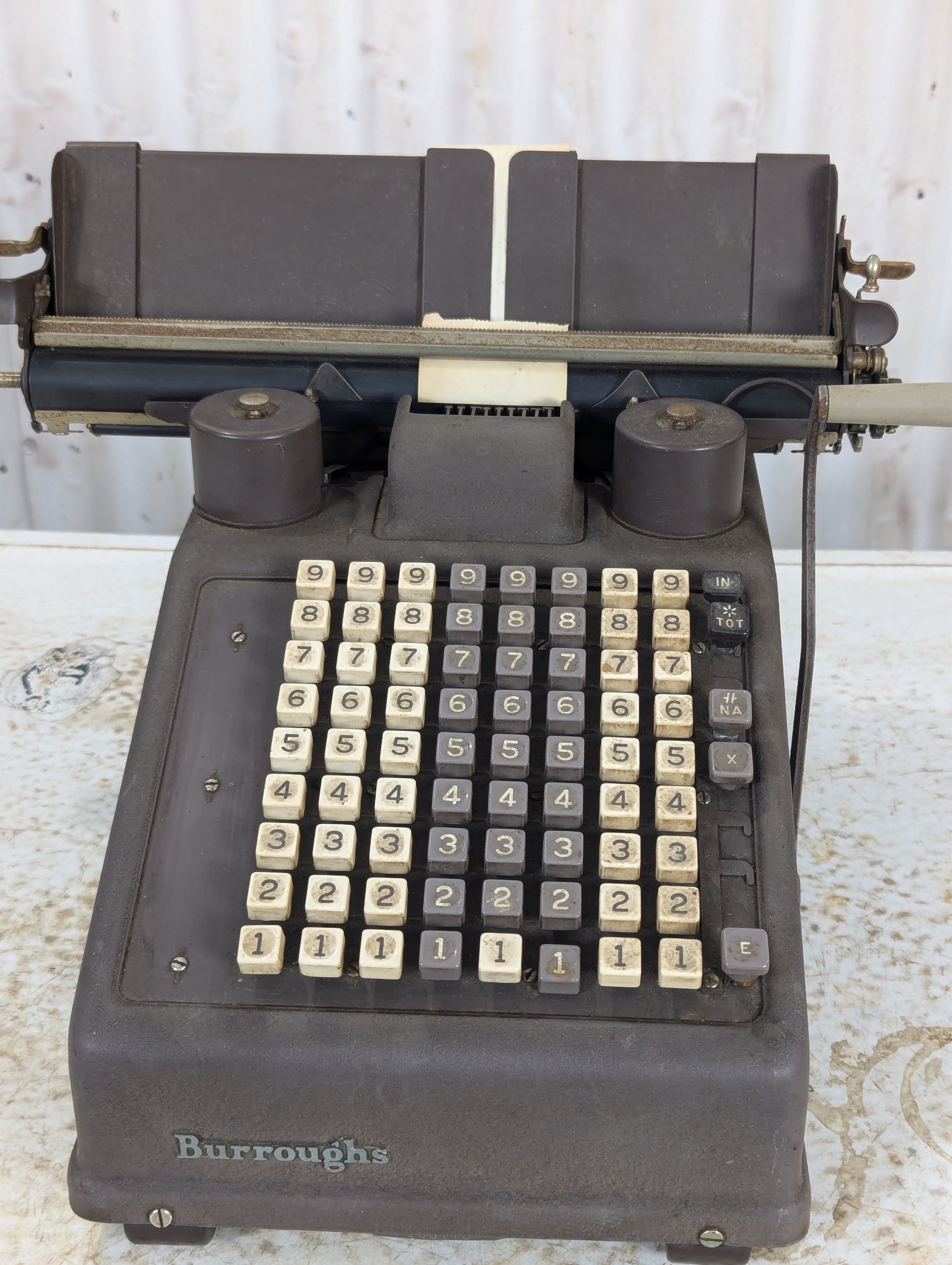 Vintage Burroughs Adding Machine