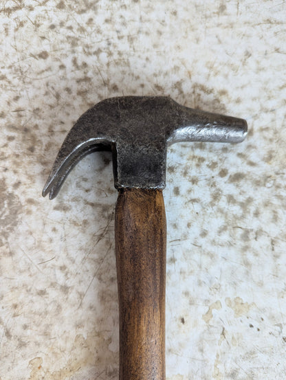 Vintage Cabinet Maker's Small Plumb Claw Hammer - view 2