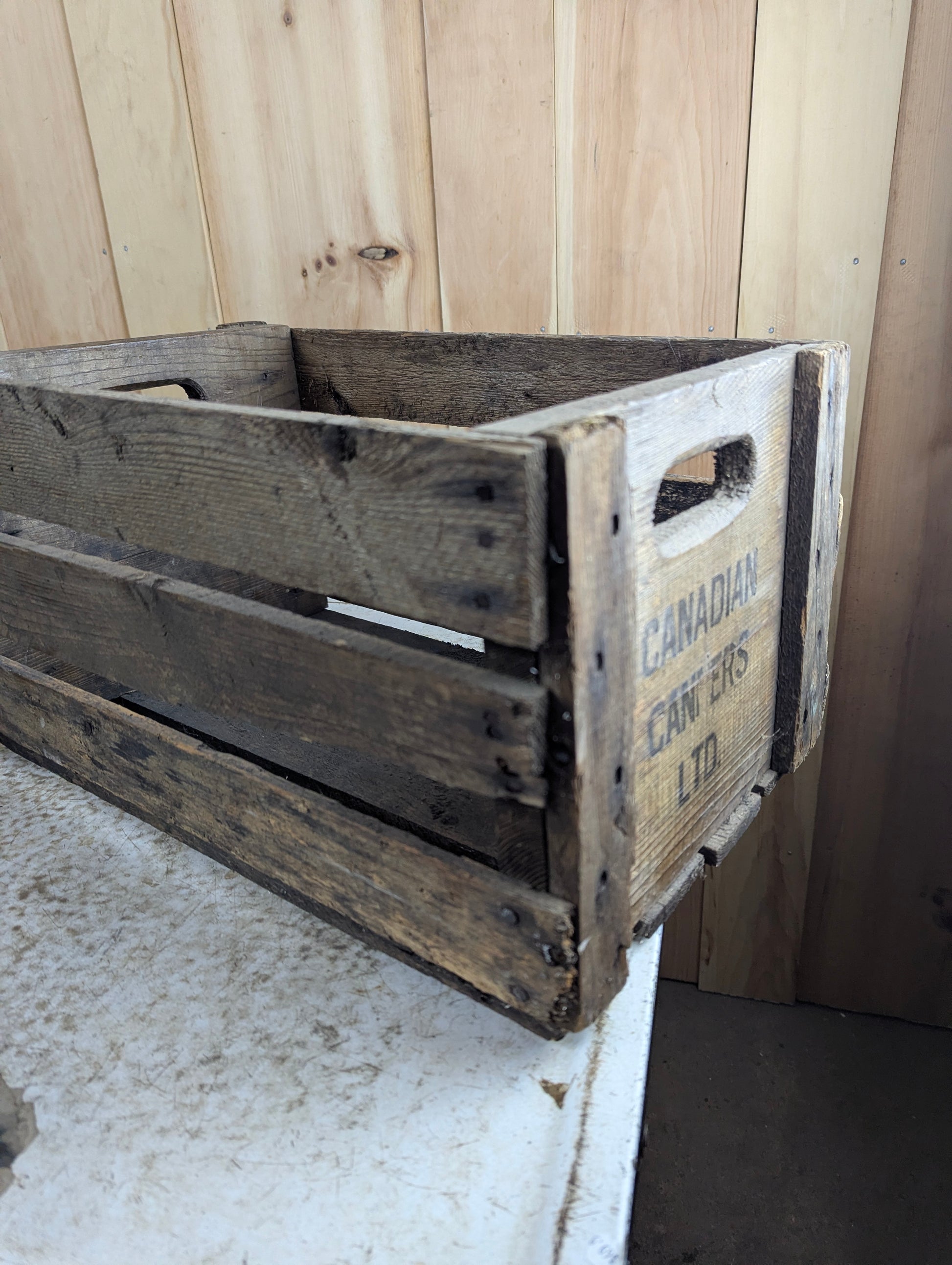 Vintage Canadian Canners Ltd. Wood Crate - view 2