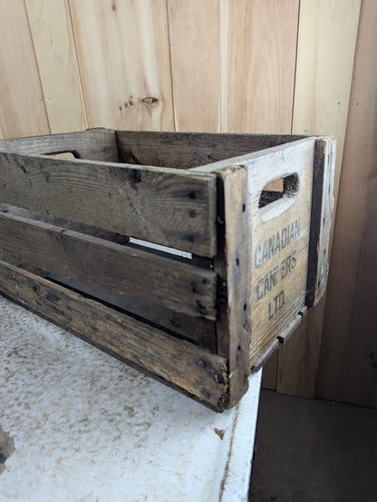 Vintage Canadian Canners Ltd. Wood Crate - view 2