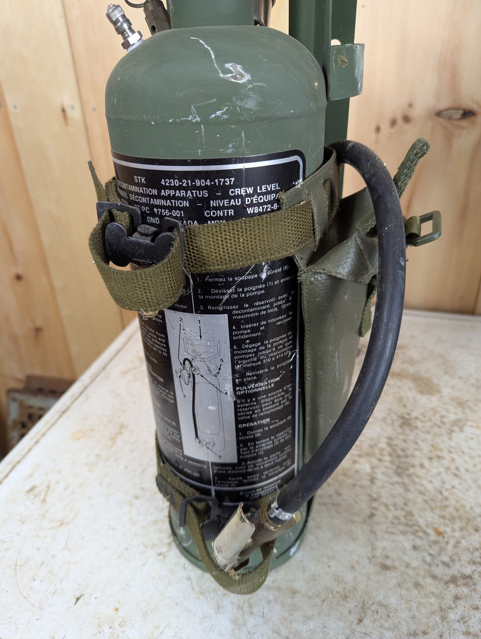 Vintage Canadian Military Decontamination Sprayer - view 10