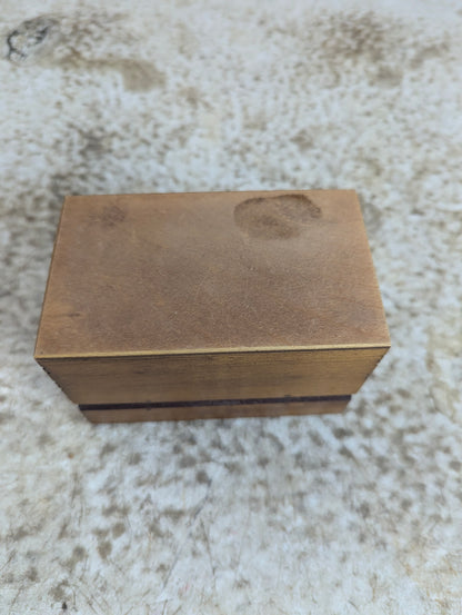 Vintage Carved Wooden Box Holder for Playing Cards - view 6