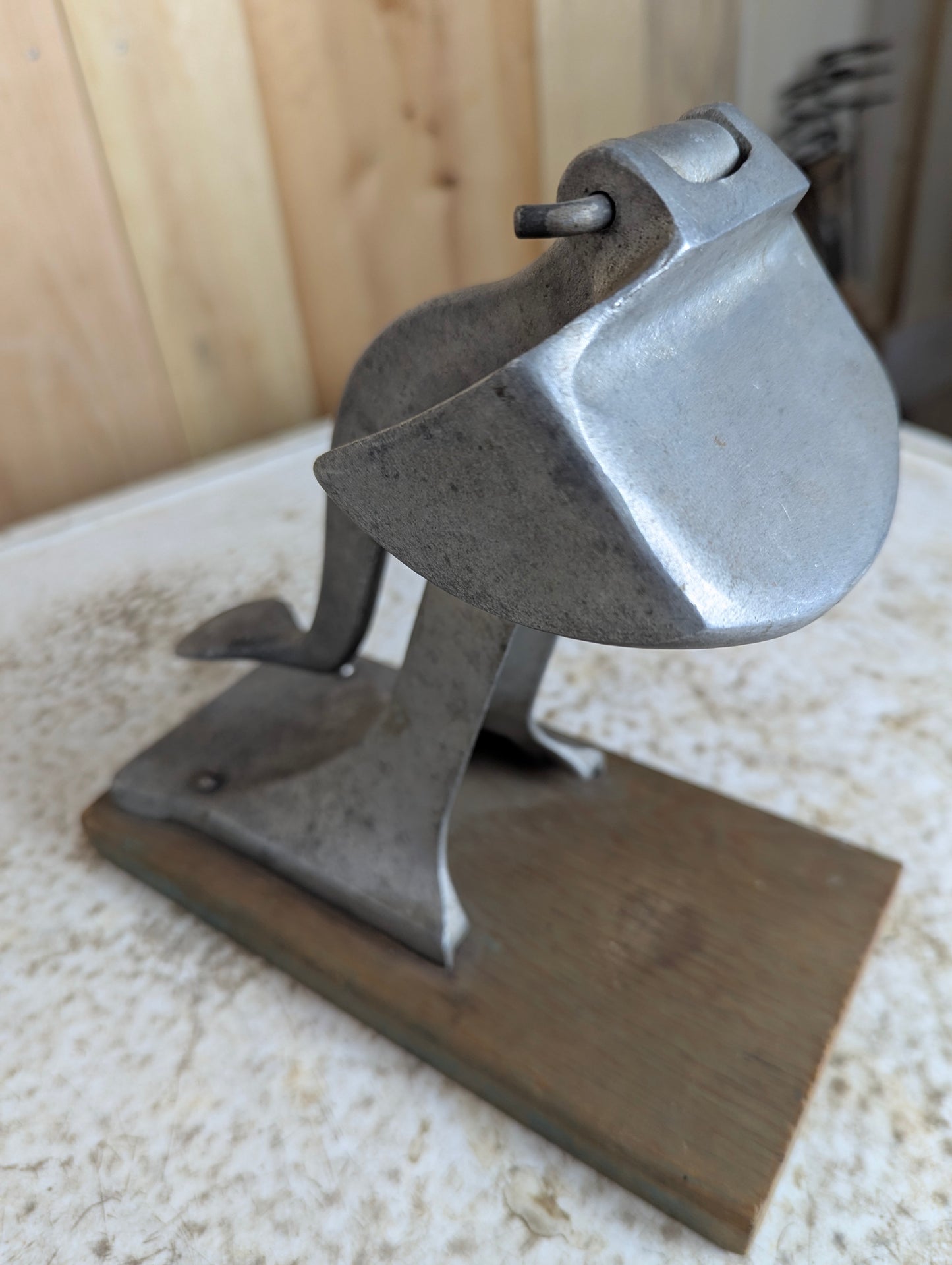 Vintage Cast Aluminum Hand Press Juicer - view 7