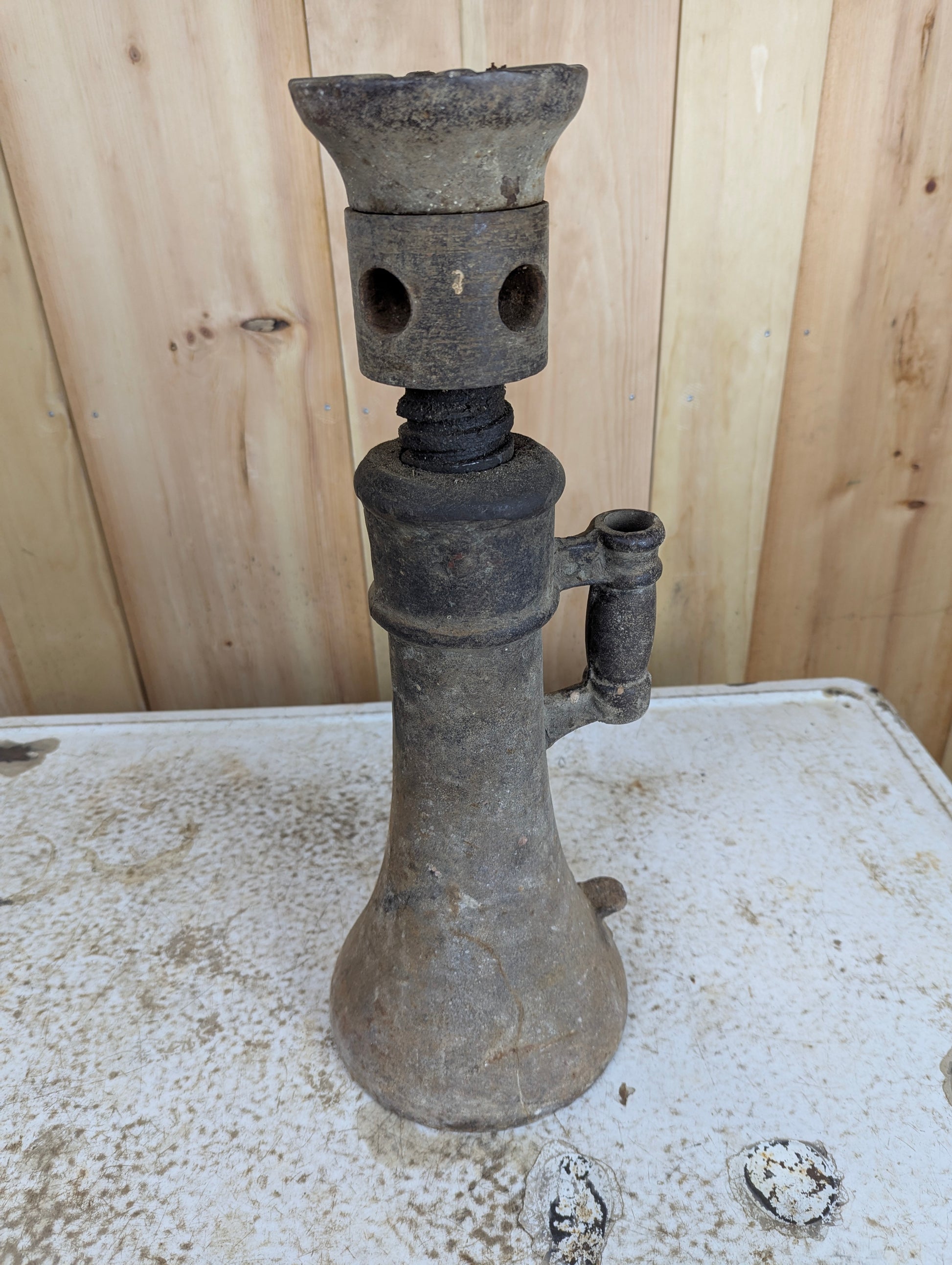 Vintage Cast Iron 2x14 Barn Screw Jack - view 3