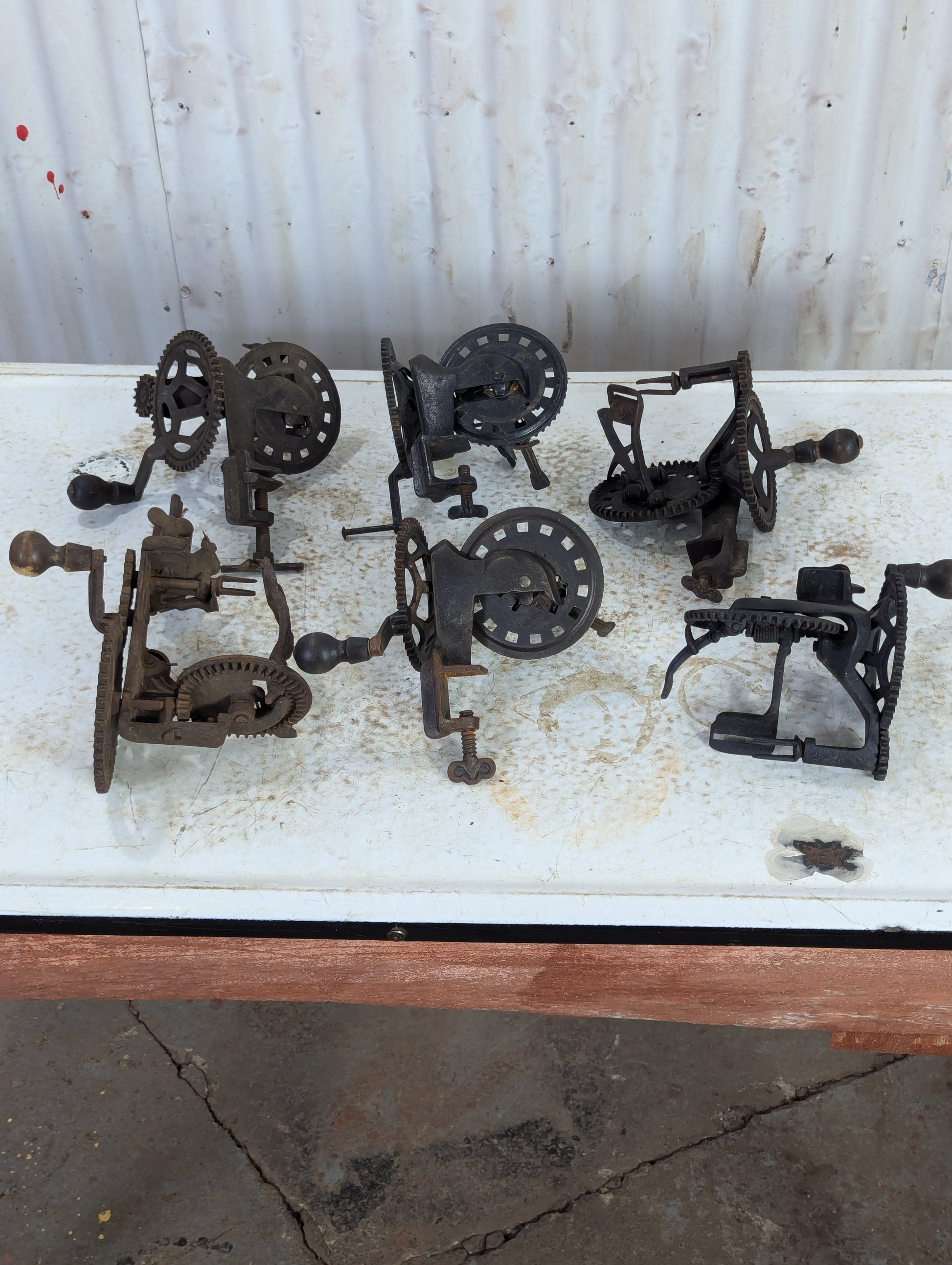 Vintage Cast Iron Apple Peelers