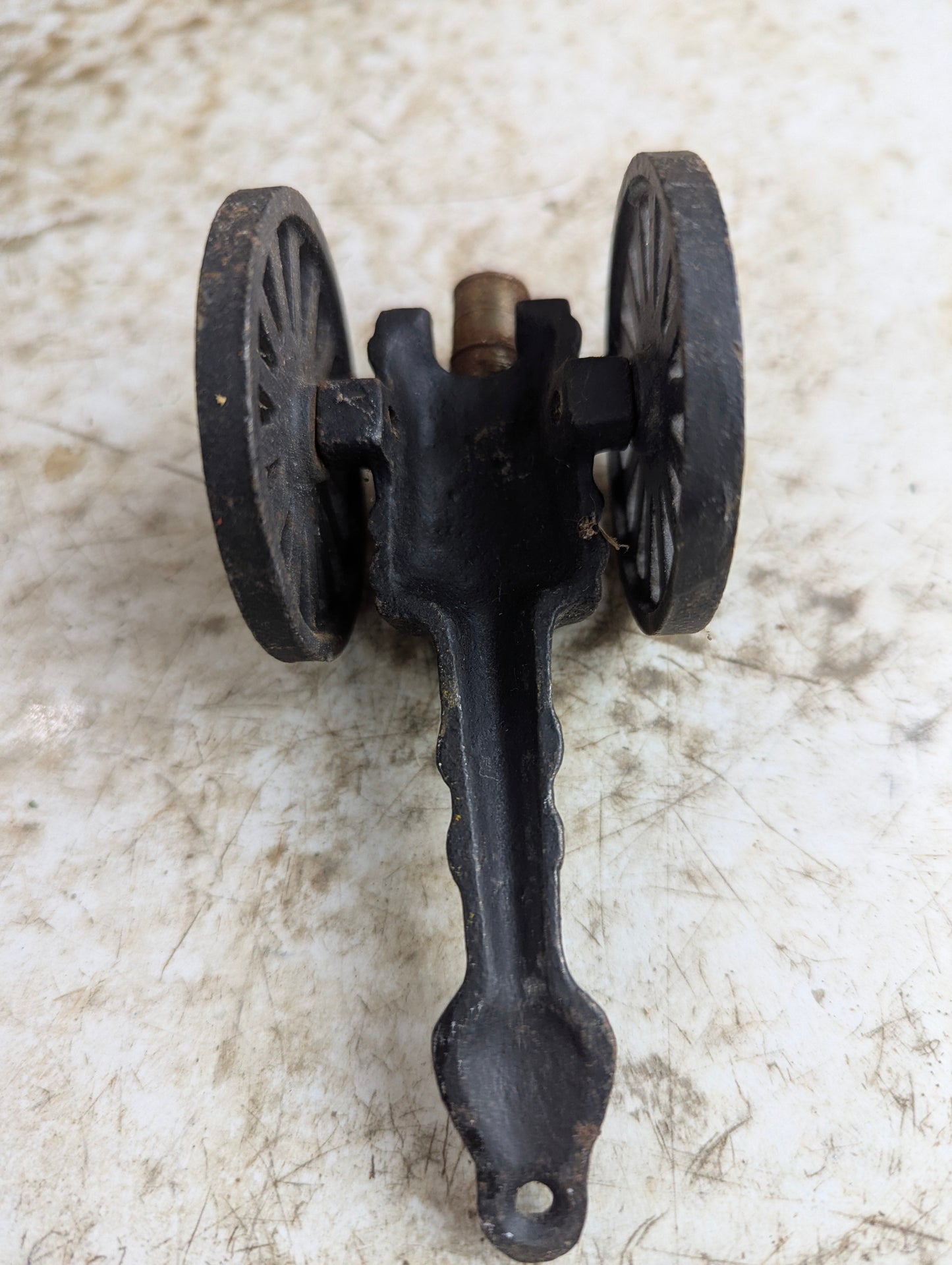 Vintage Cast Iron Cannon Toy - view 4