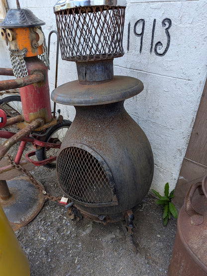 Vintage Cast Iron Chimnea