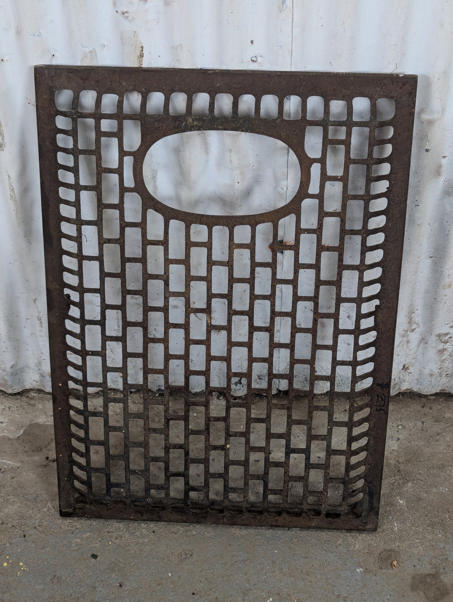 Vintage Cast Iron Cover - view 2