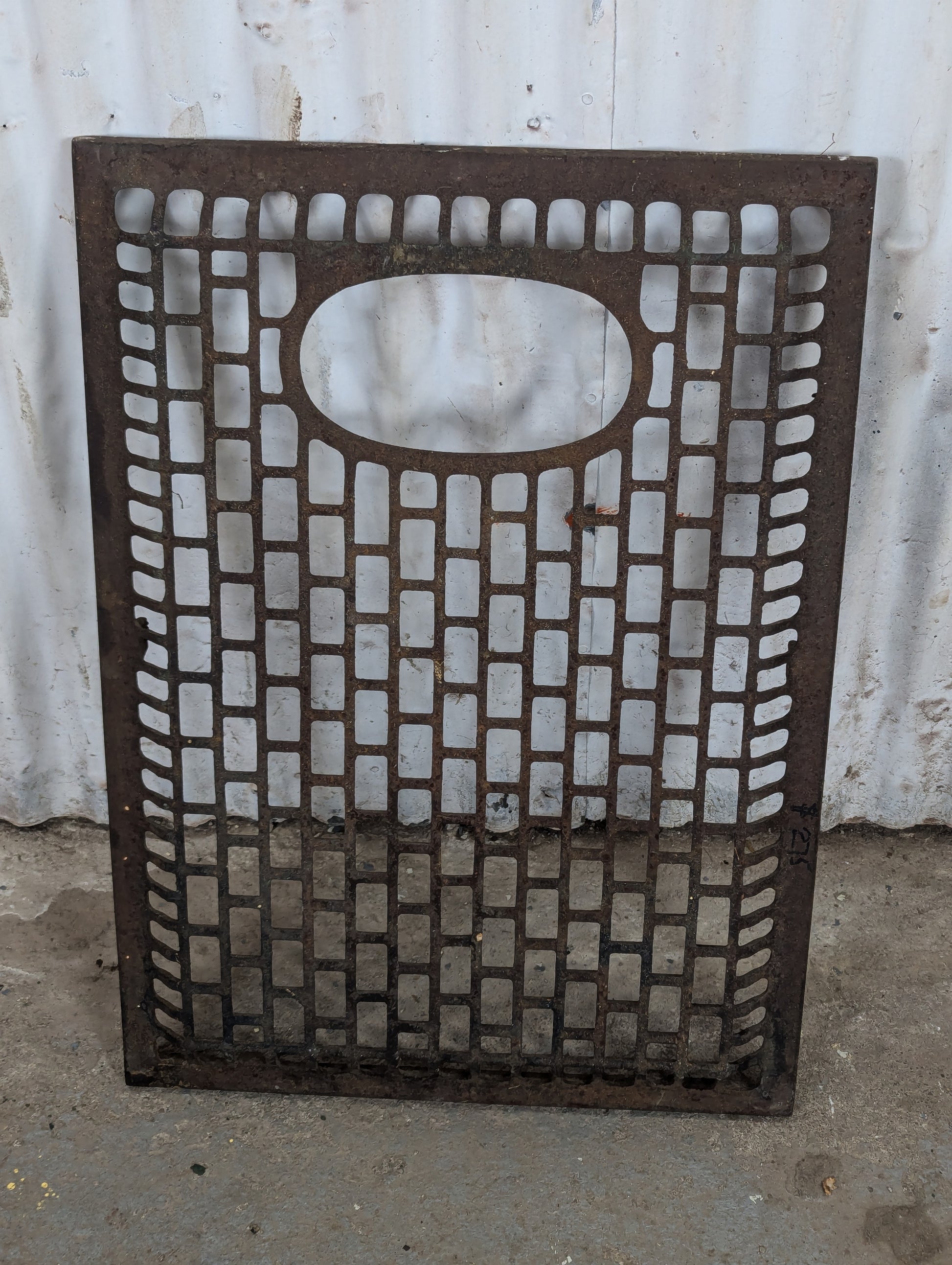 Vintage Cast Iron Cover - view 2