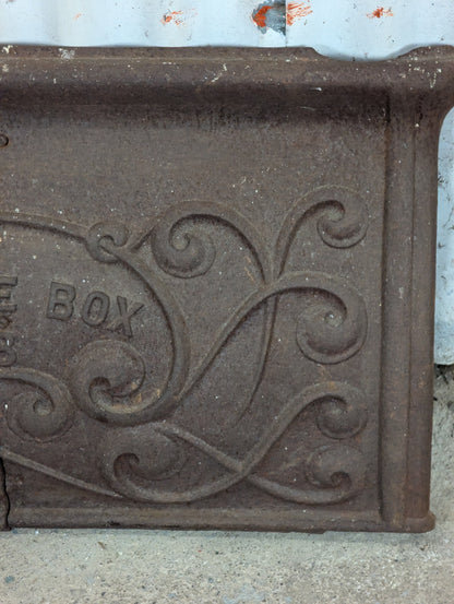 Vintage Cast Iron “Favorite Box 28” Stove Part - view 3