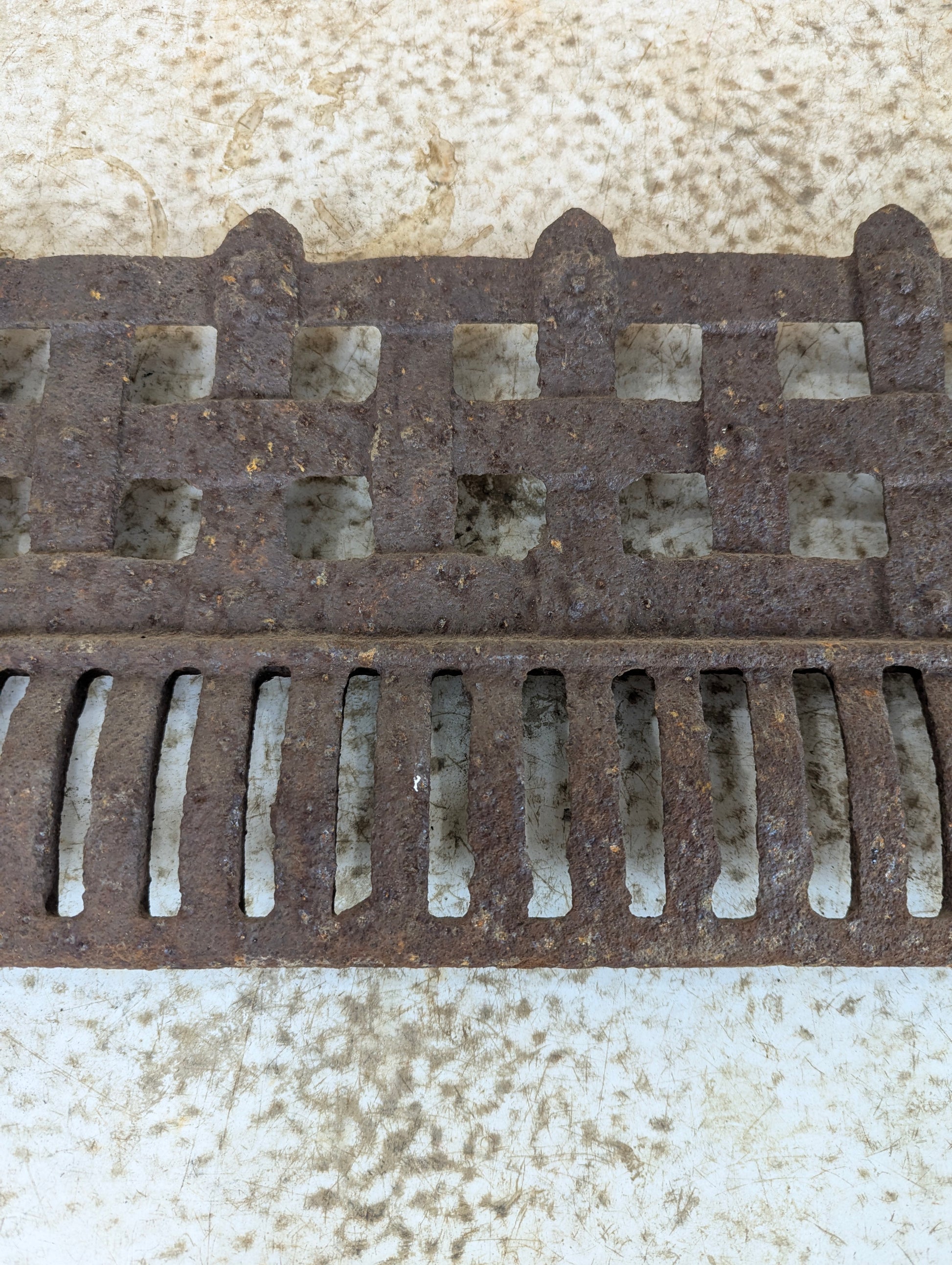 Vintage Cast Iron Fireplace Fret - view 3