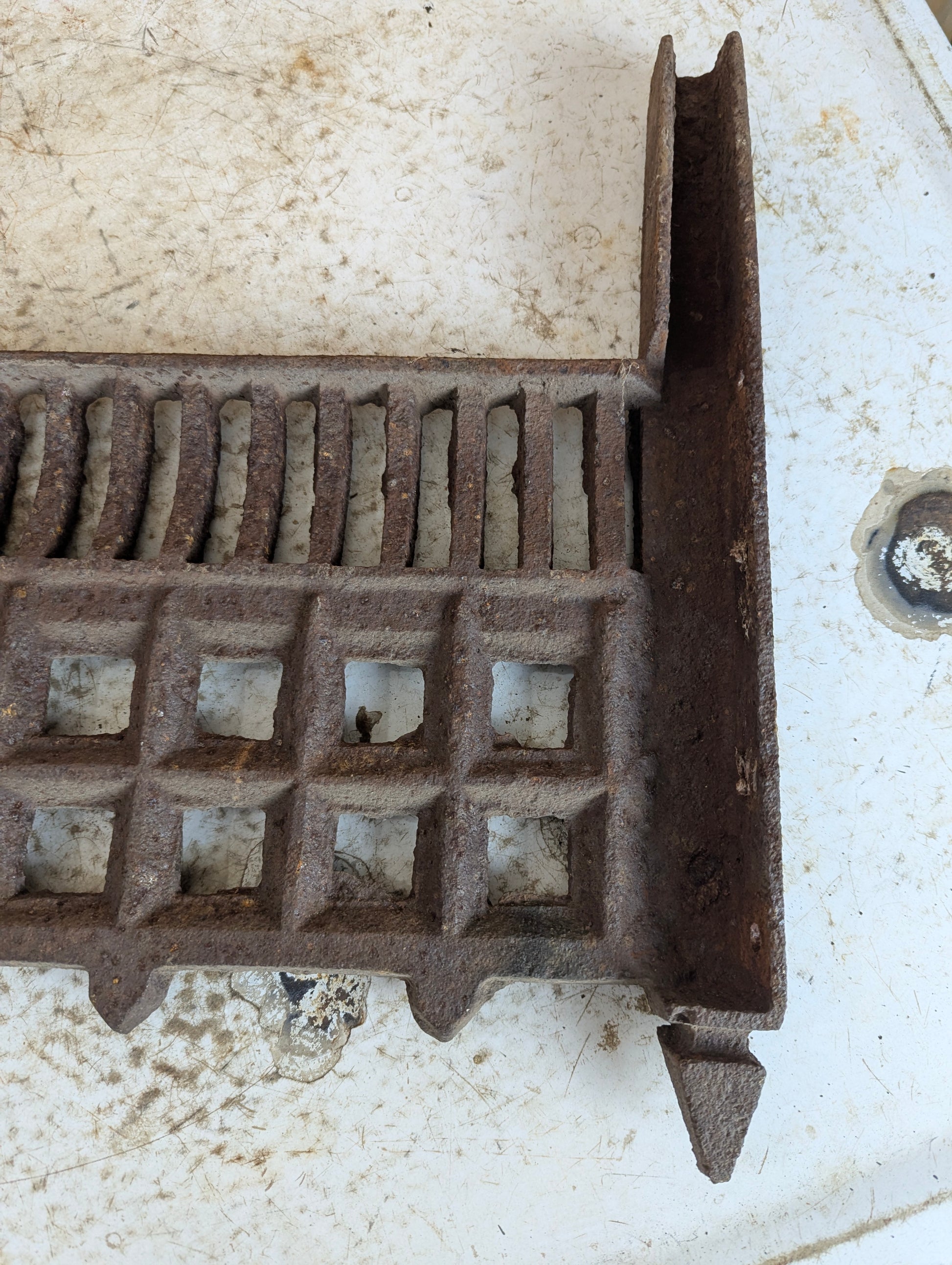 Vintage Cast Iron Fireplace Fret - view 5