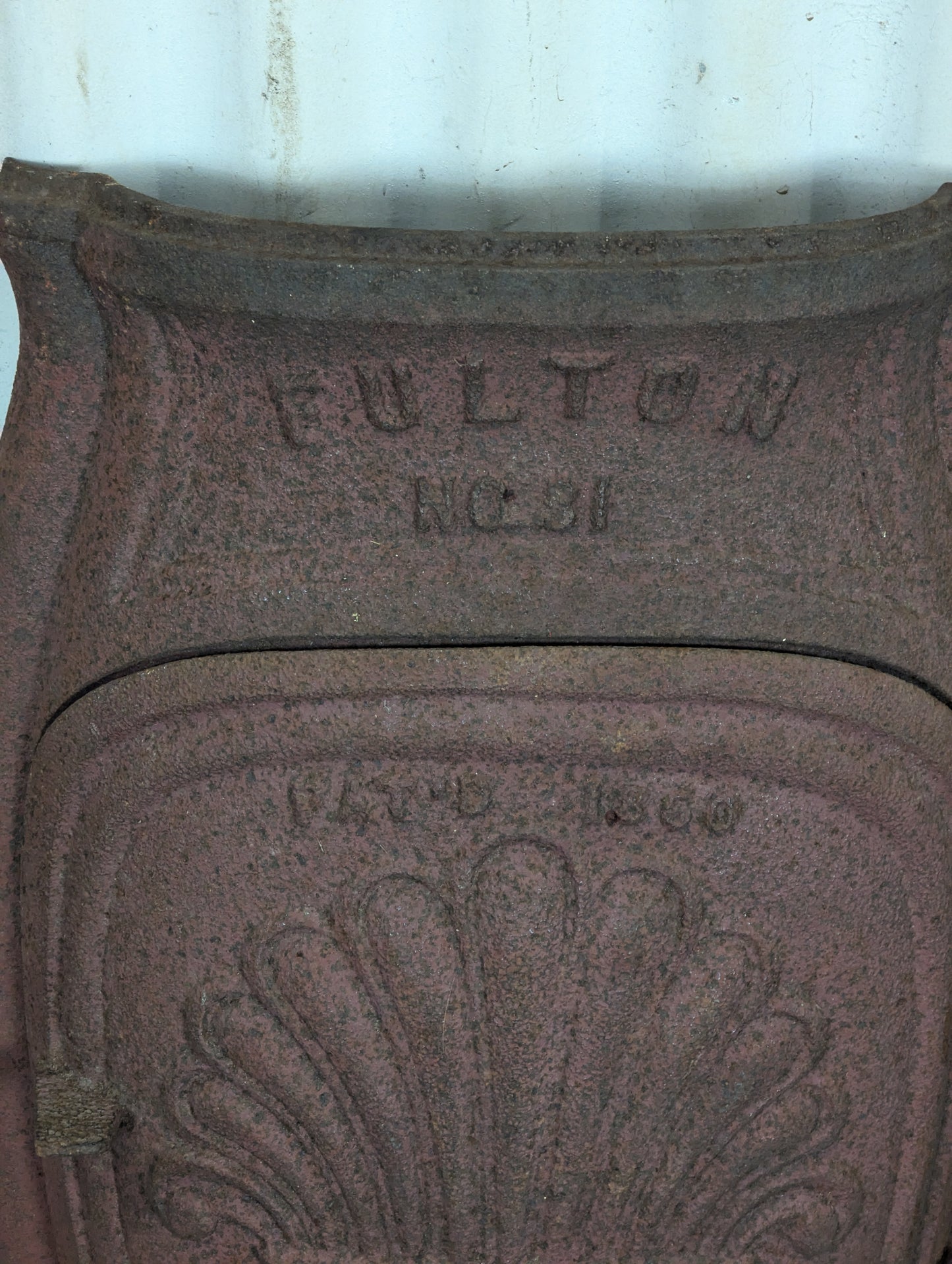 Vintage Cast Iron “Fulton” Stove Part - view 2