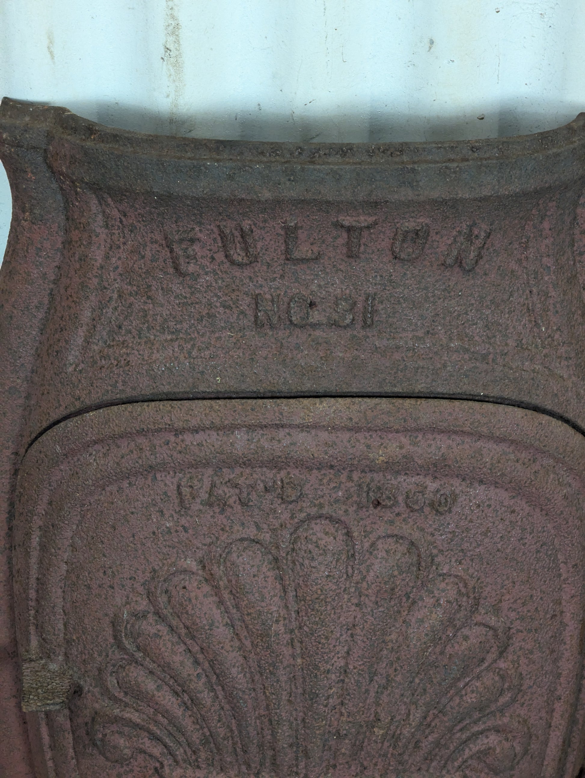 Vintage Cast Iron “Fulton” Stove Part - view 2