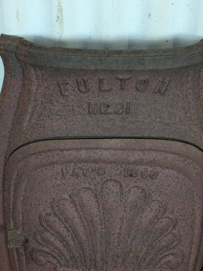 Vintage Cast Iron “Fulton” Stove Part - view 2