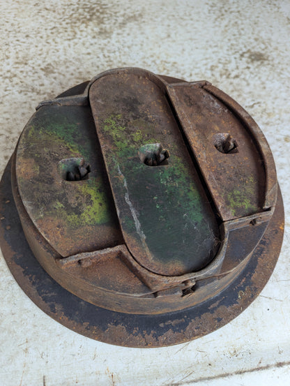 Vintage Cast Iron Round Register - view 3