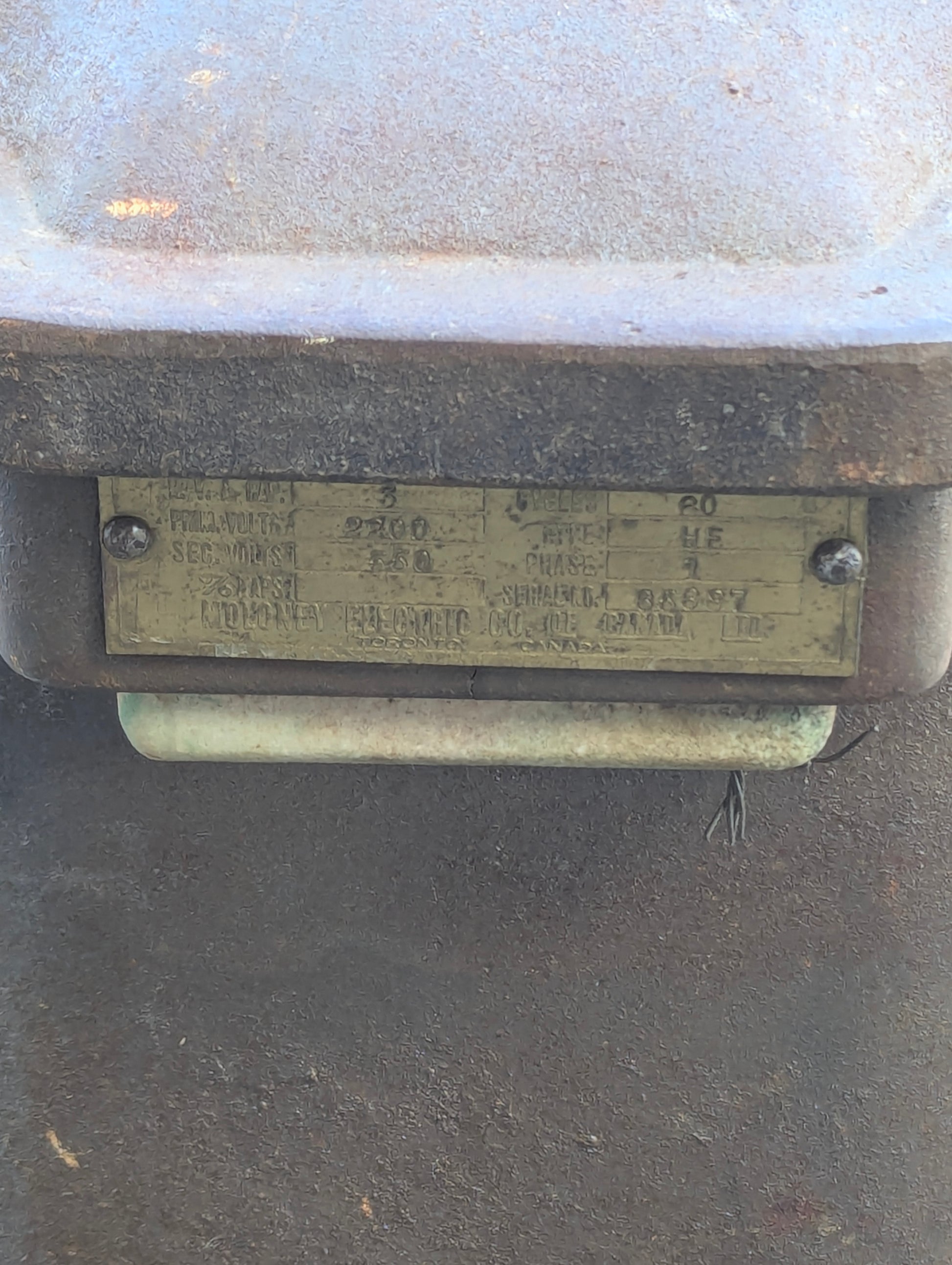 Vintage Cast Iron Transformer - view 2